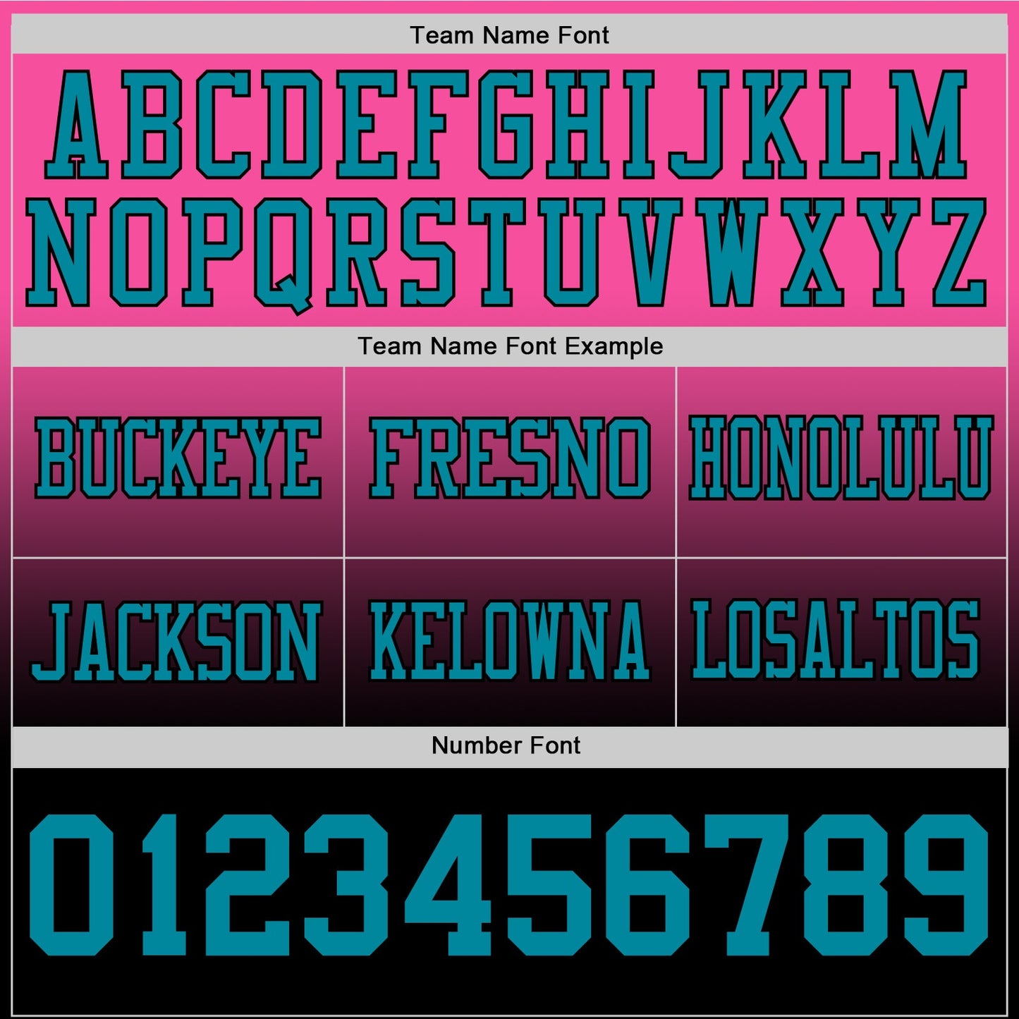 Custom Pink Teal-Black Mesh Authentic Fade Fashion Football Jersey - Sky-Custom