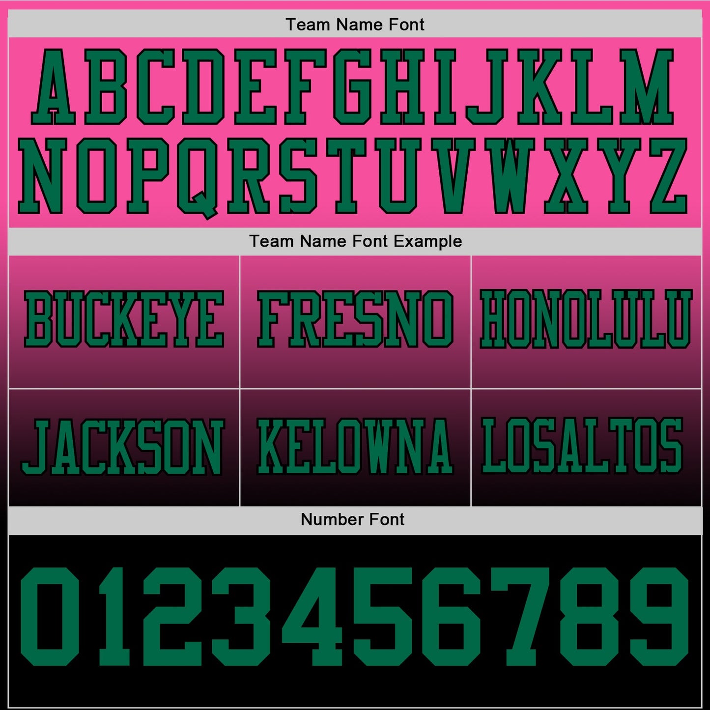 Custom Pink Kelly Green-Black Mesh Authentic Fade Fashion Football Jersey - Sky-Custom