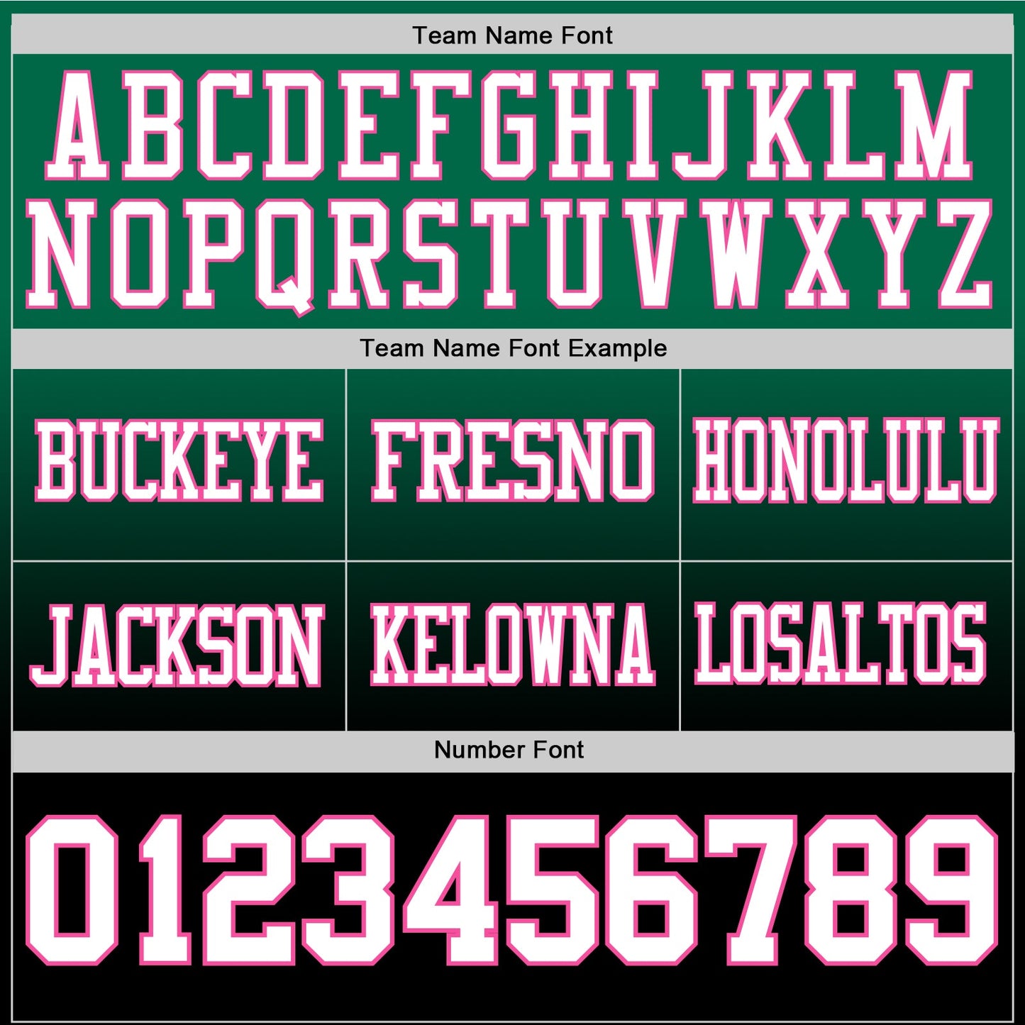 Custom Kelly Green White Black-Pink Mesh Authentic Fade Fashion Football Jersey - Sky-Custom