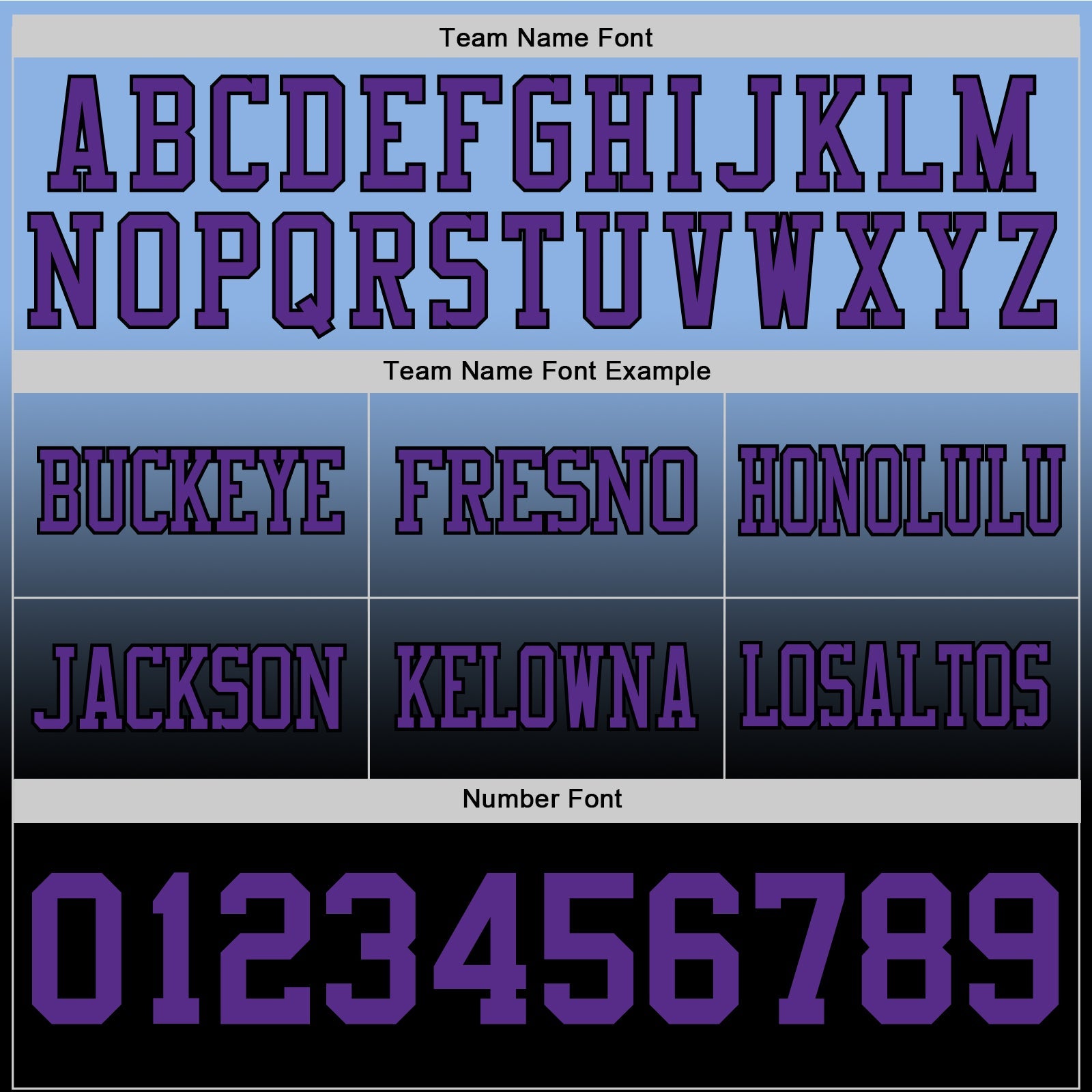 Custom Light Blue Purple-Black Mesh Authentic Fade Fashion Football Jersey - Sky-Custom