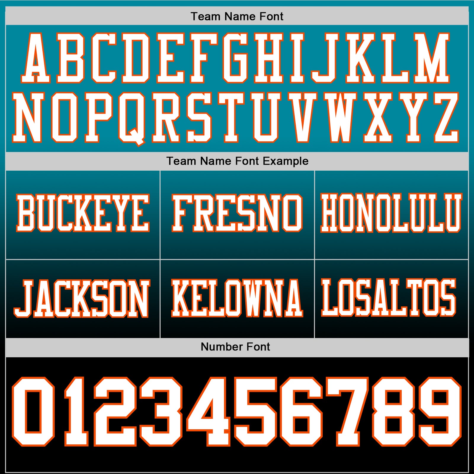 Custom Teal White Black-Orange Mesh Authentic Fade Fashion Football Jersey - Sky-Custom