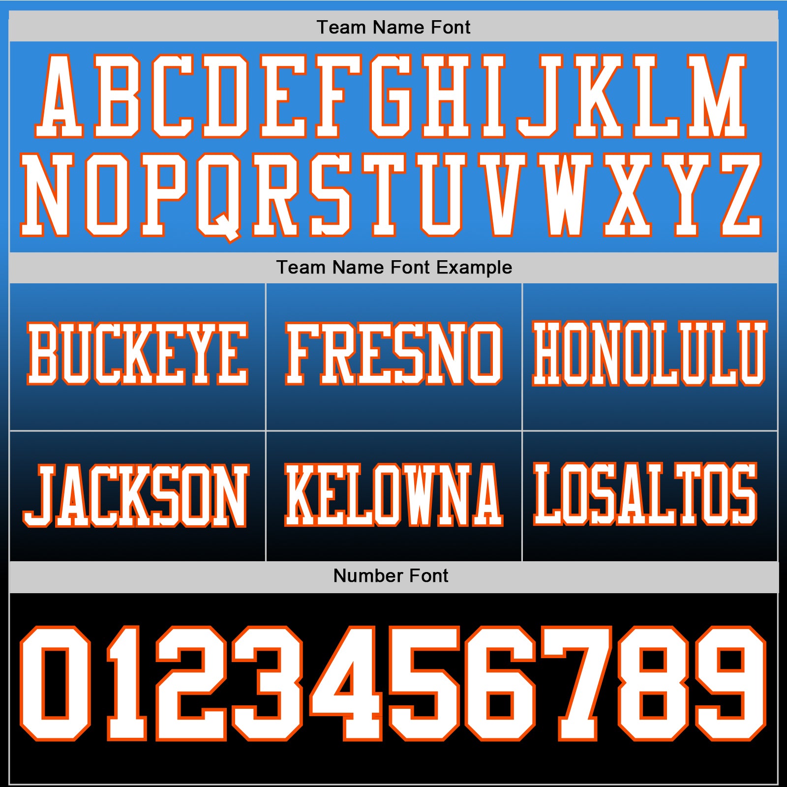 Custom Powder Blue White Black-Orange Mesh Authentic Fade Fashion Football Jersey - Sky-Custom