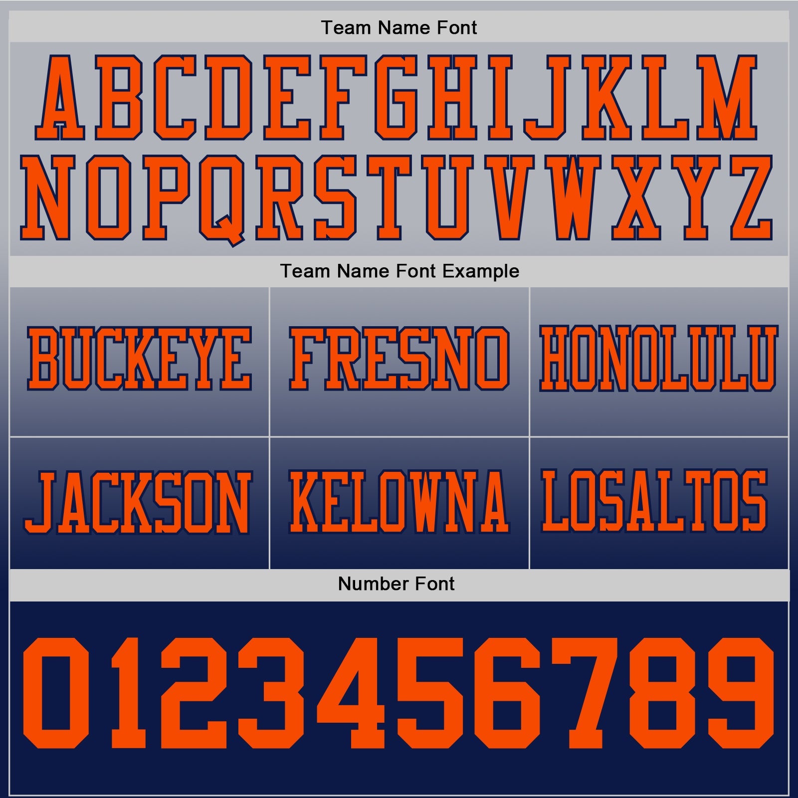 Custom Gray Orange-Navy Mesh Authentic Fade Fashion Football Jersey - Sky-Custom