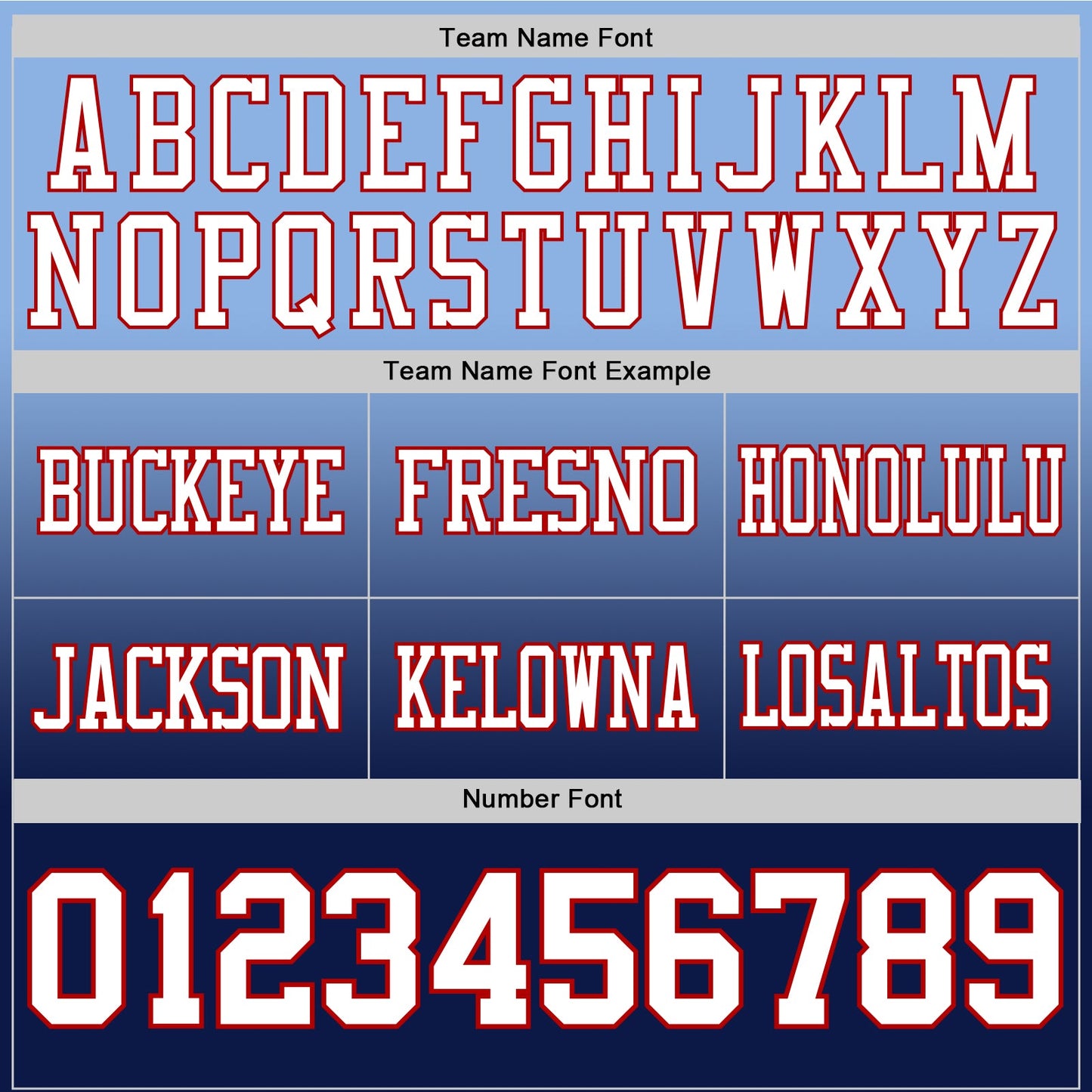 Custom Light Blue White Navy-Red Mesh Authentic Fade Fashion Football Jersey - Sky-Custom