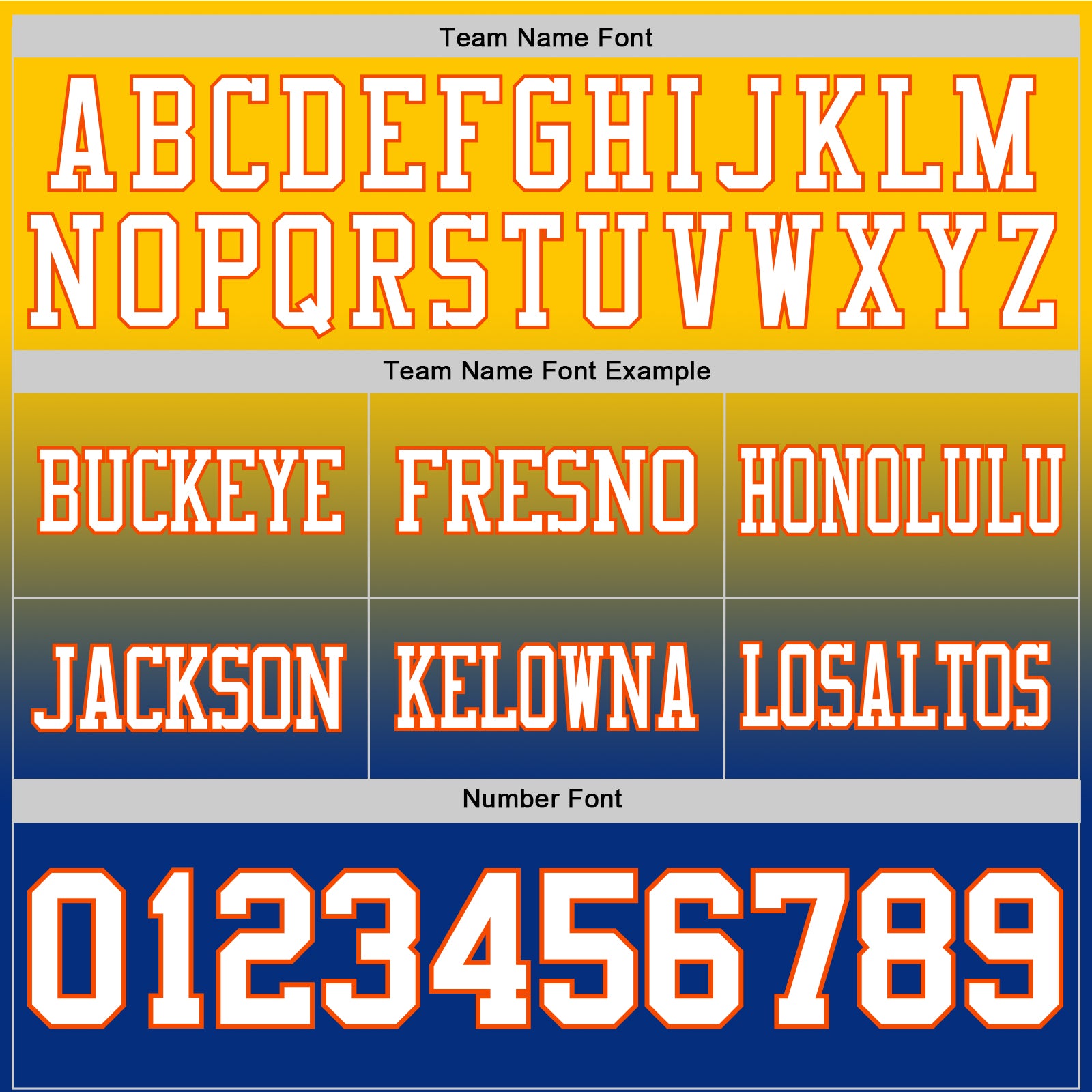 Custom Yellow White Royal-Orange Mesh Authentic Fade Fashion Football Jersey - Sky-Custom