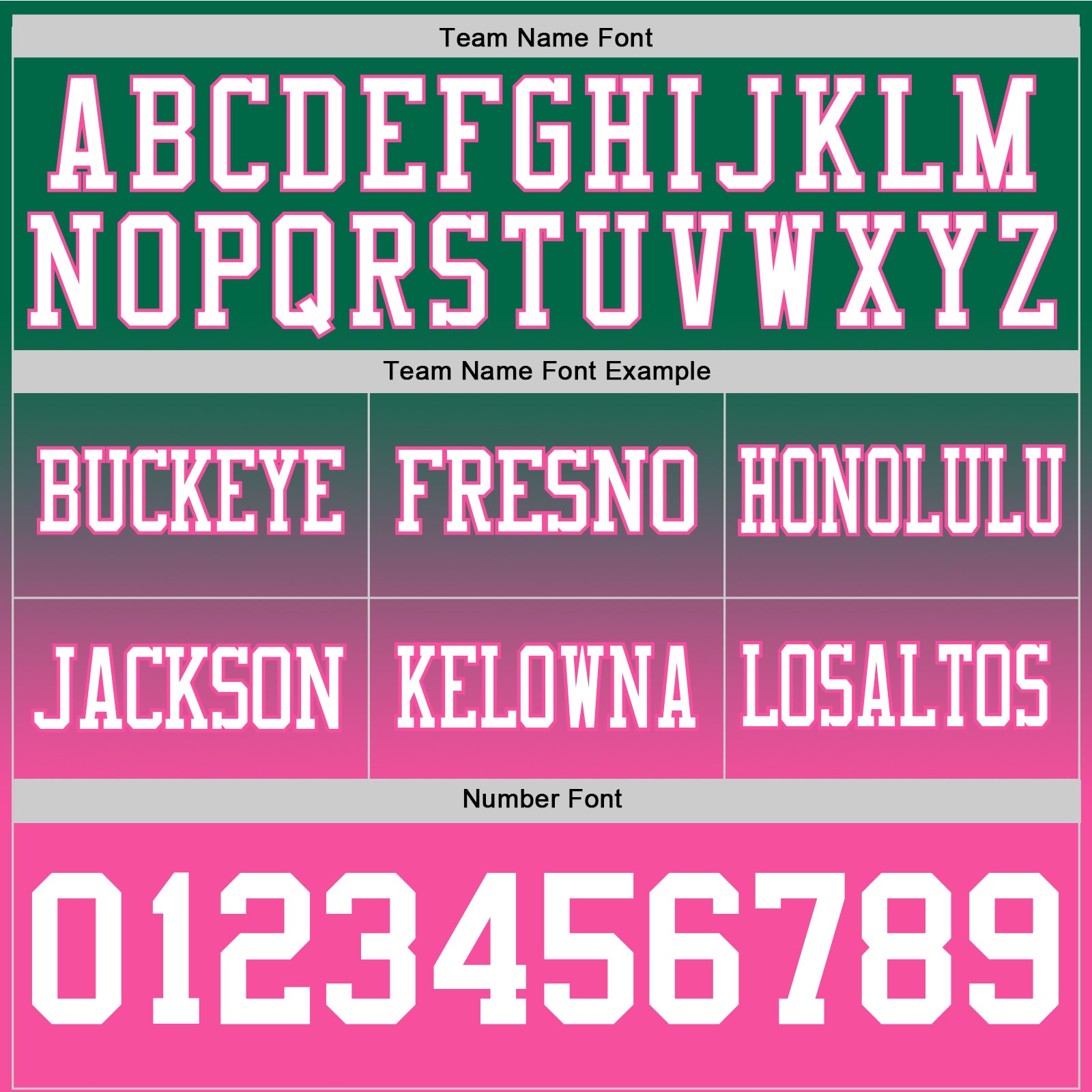 Custom Kelly Green White-Pink Mesh Authentic Fade Fashion Football Jersey - Sky-Custom