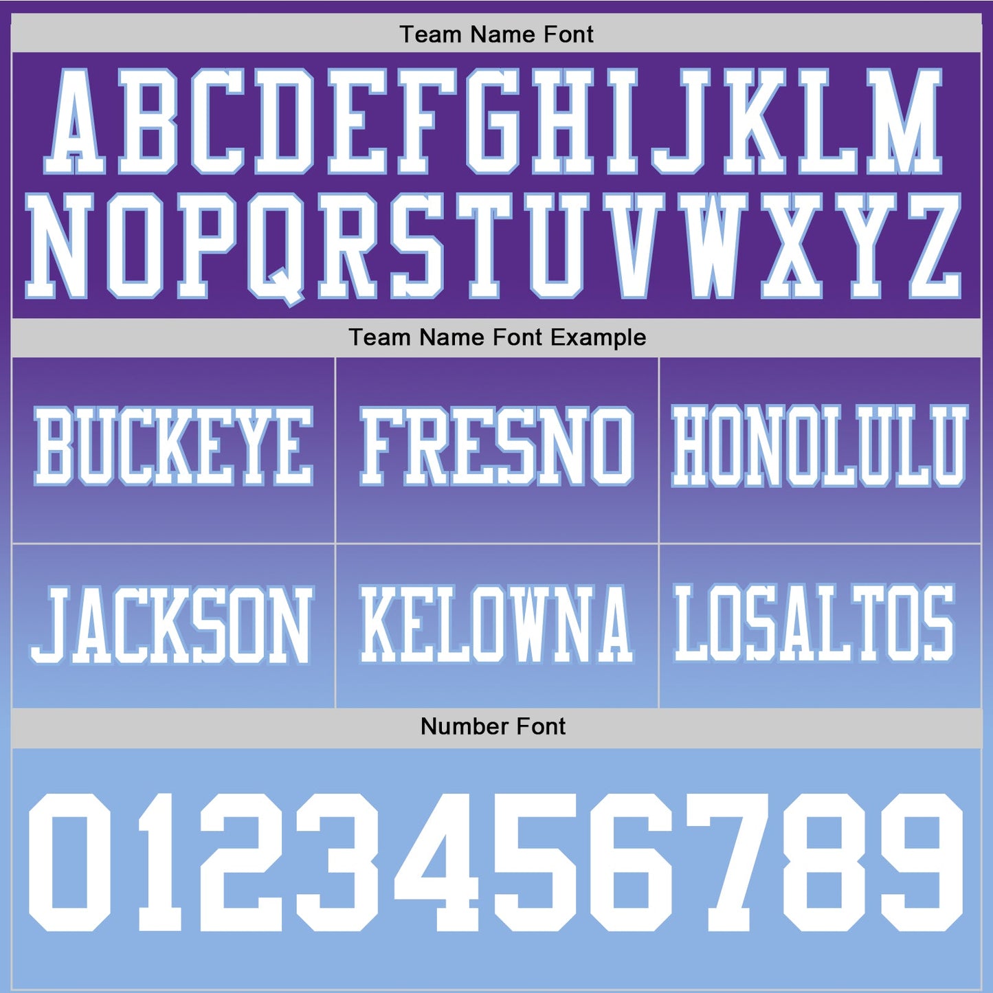 Custom Purple White-Light Blue Mesh Authentic Fade Fashion Football Jersey - Sky-Custom