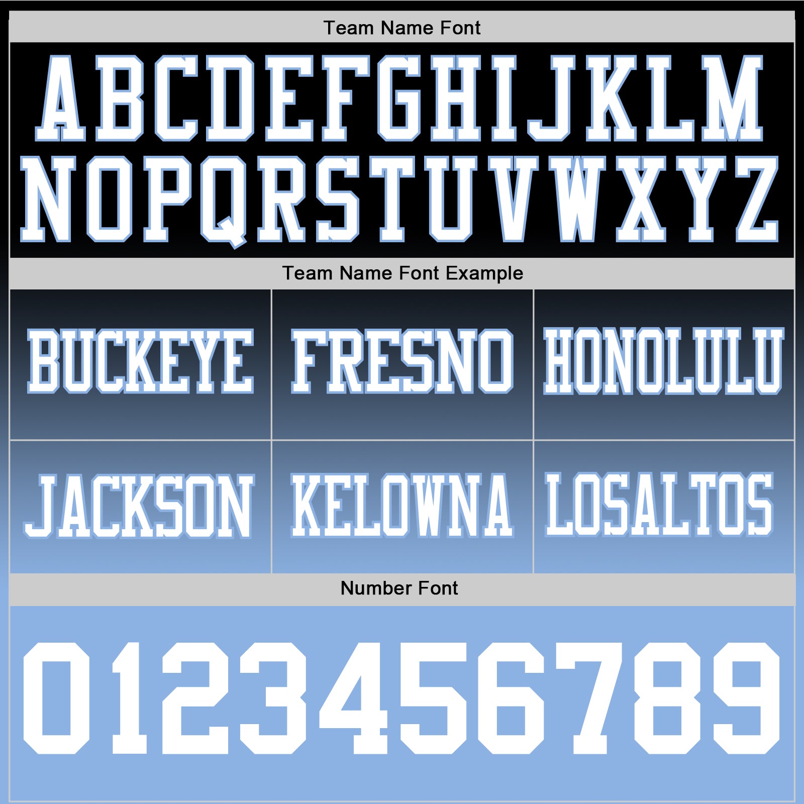 Custom Black White-Light Blue Mesh Authentic Fade Fashion Football Jersey - Sky-Custom