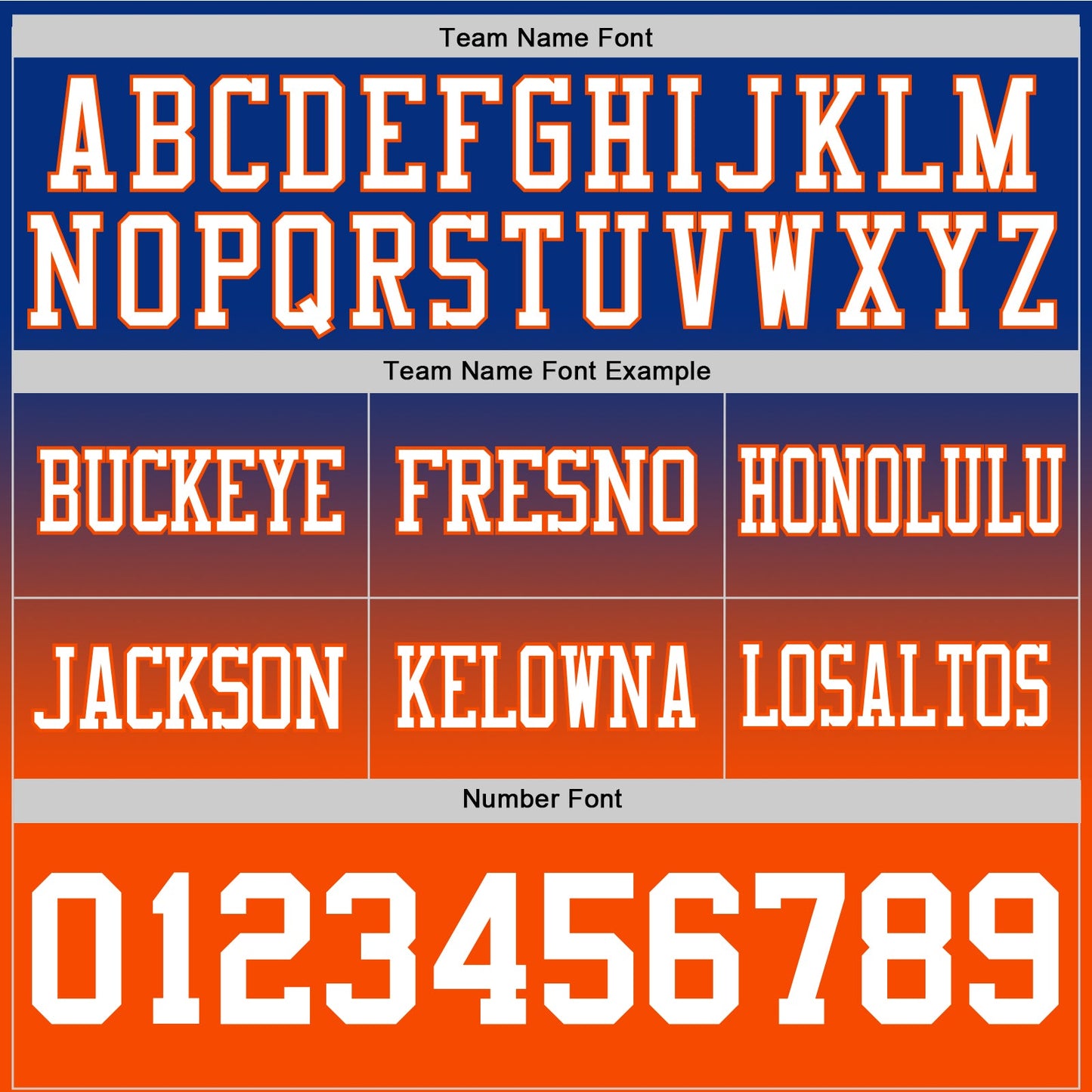 Custom Royal White-Orange Mesh Authentic Fade Fashion Football Jersey - Sky-Custom