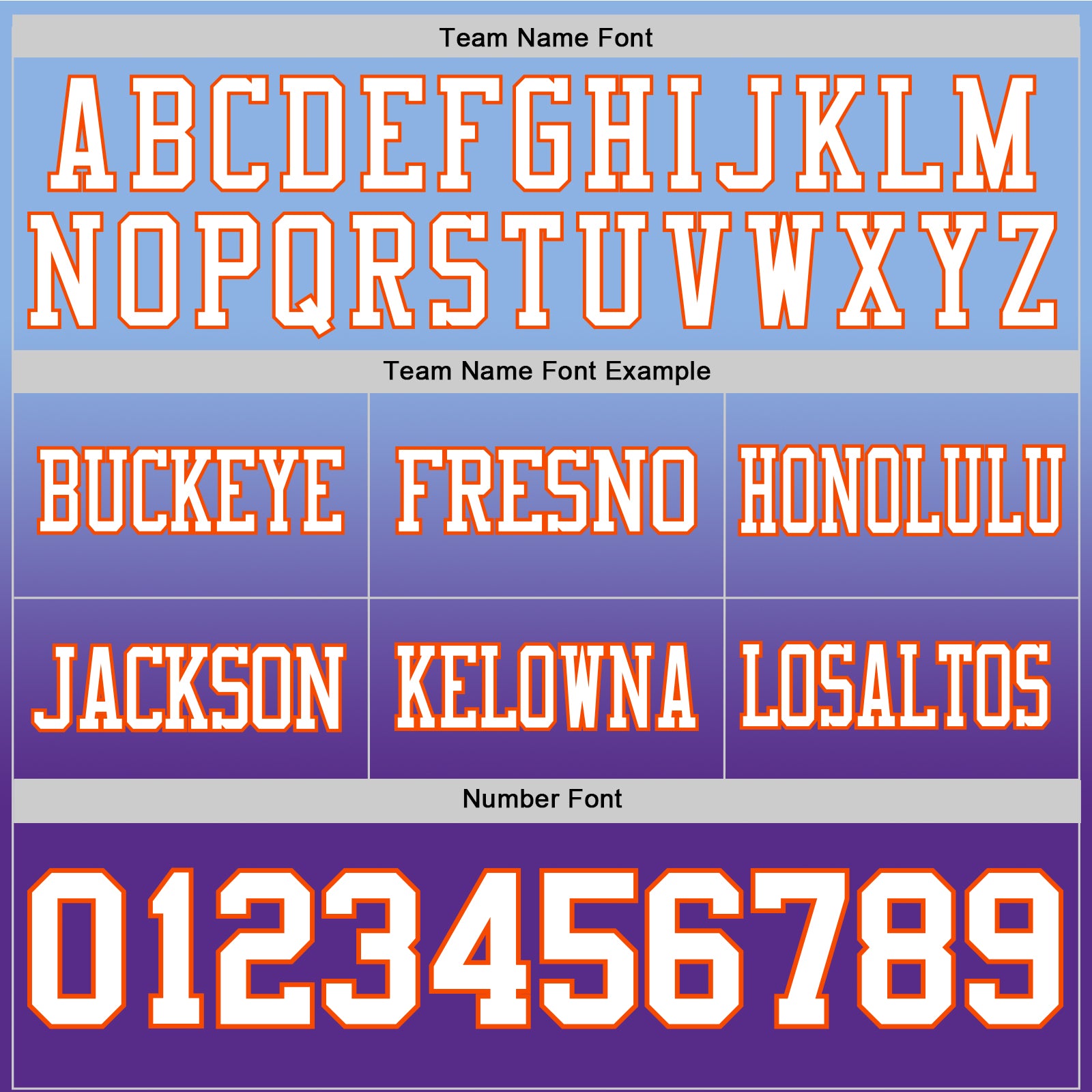 Custom Light Blue White Purple-Orange Mesh Authentic Fade Fashion Football Jersey - Sky-Custom