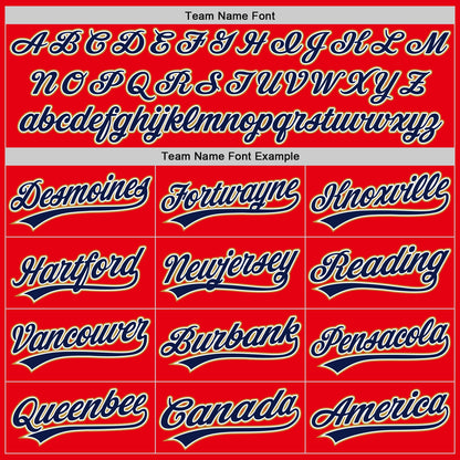 Custom Fire Red Navy-Old Gold Authentic Baseball Jersey - Sky-Custom