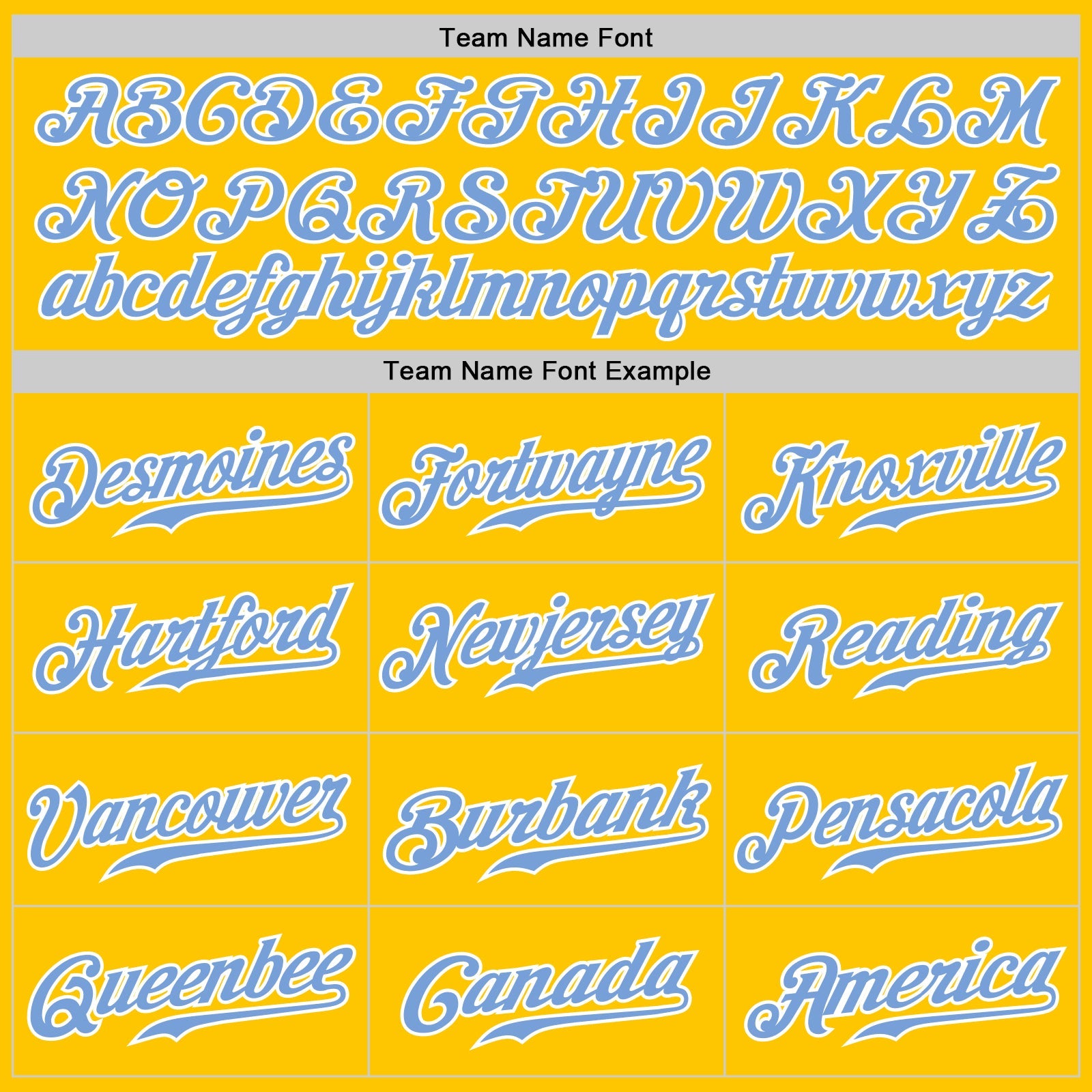 Custom Yellow Light Blue Pinstripe Light Blue-White Authentic Baseball Jersey - Sky-Custom
