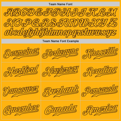 Custom Gold Gold-Brown Authentic Baseball Jersey - Sky-Custom