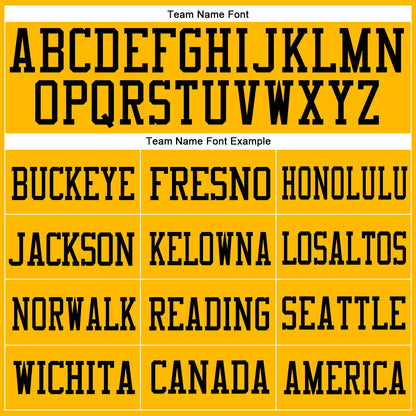 Custom Gold Purple-Black Mesh Authentic Football Jersey - Sky-Custom