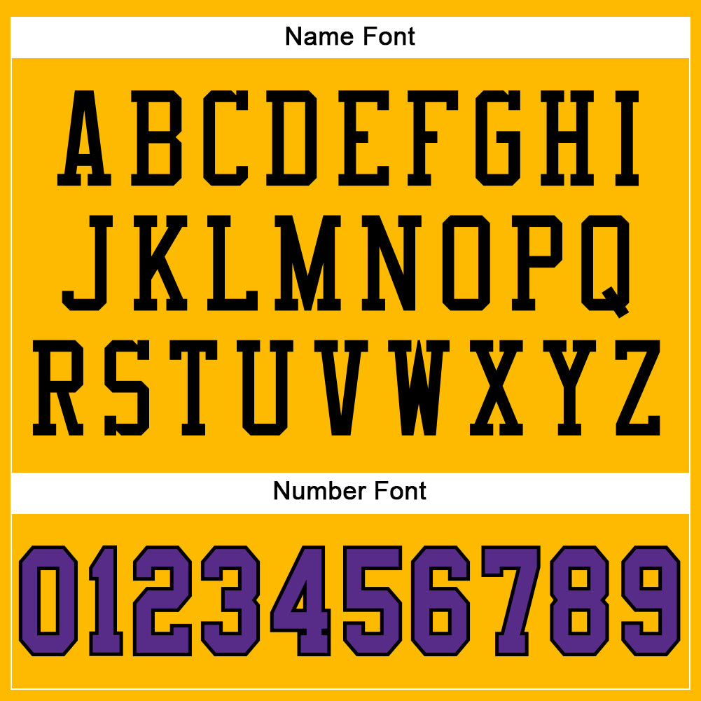 Custom Gold Purple-Black Mesh Authentic Football Jersey - Sky-Custom