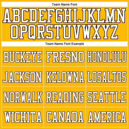 Custom Gold Brown-White Mesh Authentic Football Jersey - Sky-Custom