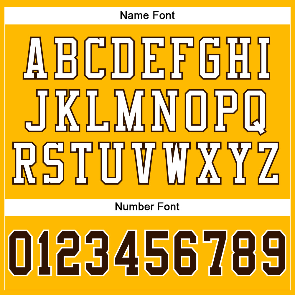 Custom Gold Brown-White Mesh Authentic Football Jersey - Sky-Custom