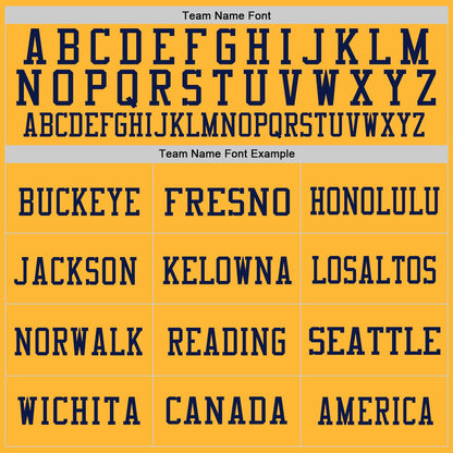 Custom Gold Light Blue-Navy Mesh Authentic Football Jersey - Sky-Custom