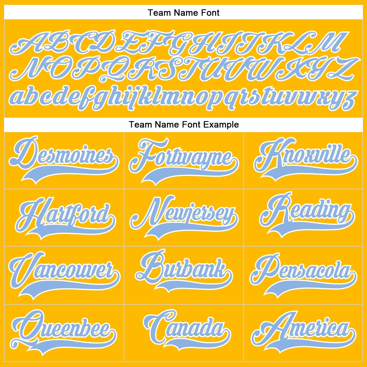 Custom Gold White-Light Blue Hockey Lace Neck Jersey - Sky-Custom