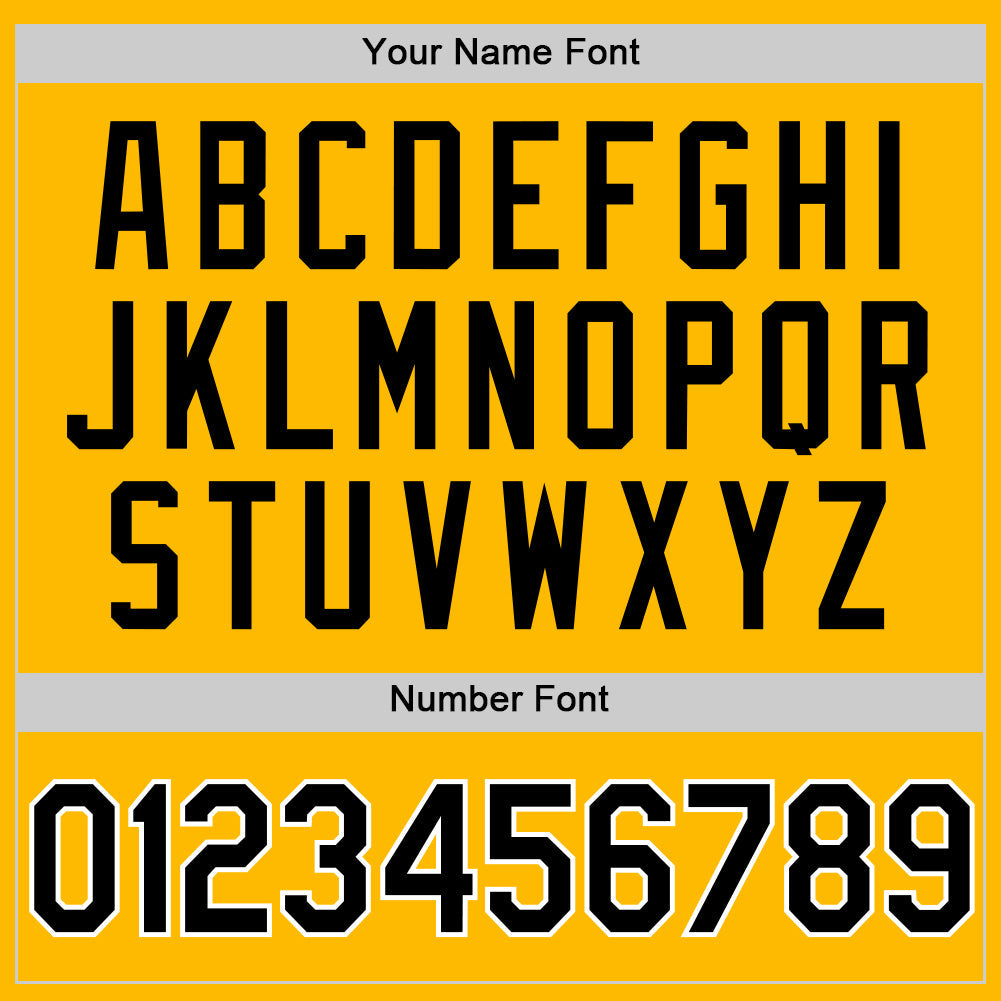 Custom Gold Black-White Authentic Throwback Baseball Jersey - Sky-Custom