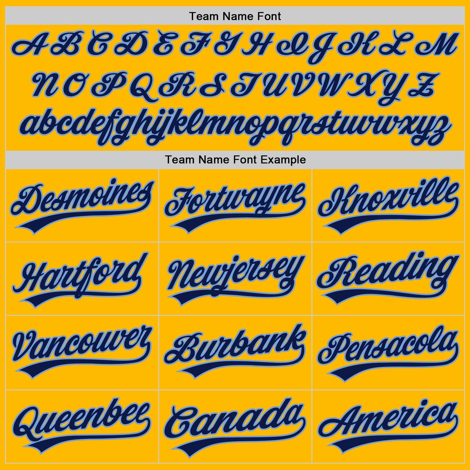 Custom Gold Navy-Light Blue Authentic Throwback Baseball Jersey - Sky-Custom