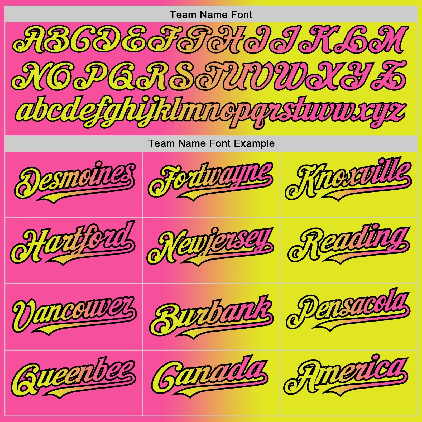 Custom Neon Yellow Pink-Black Authentic Gradient Fashion Baseball Jersey - Sky-Custom