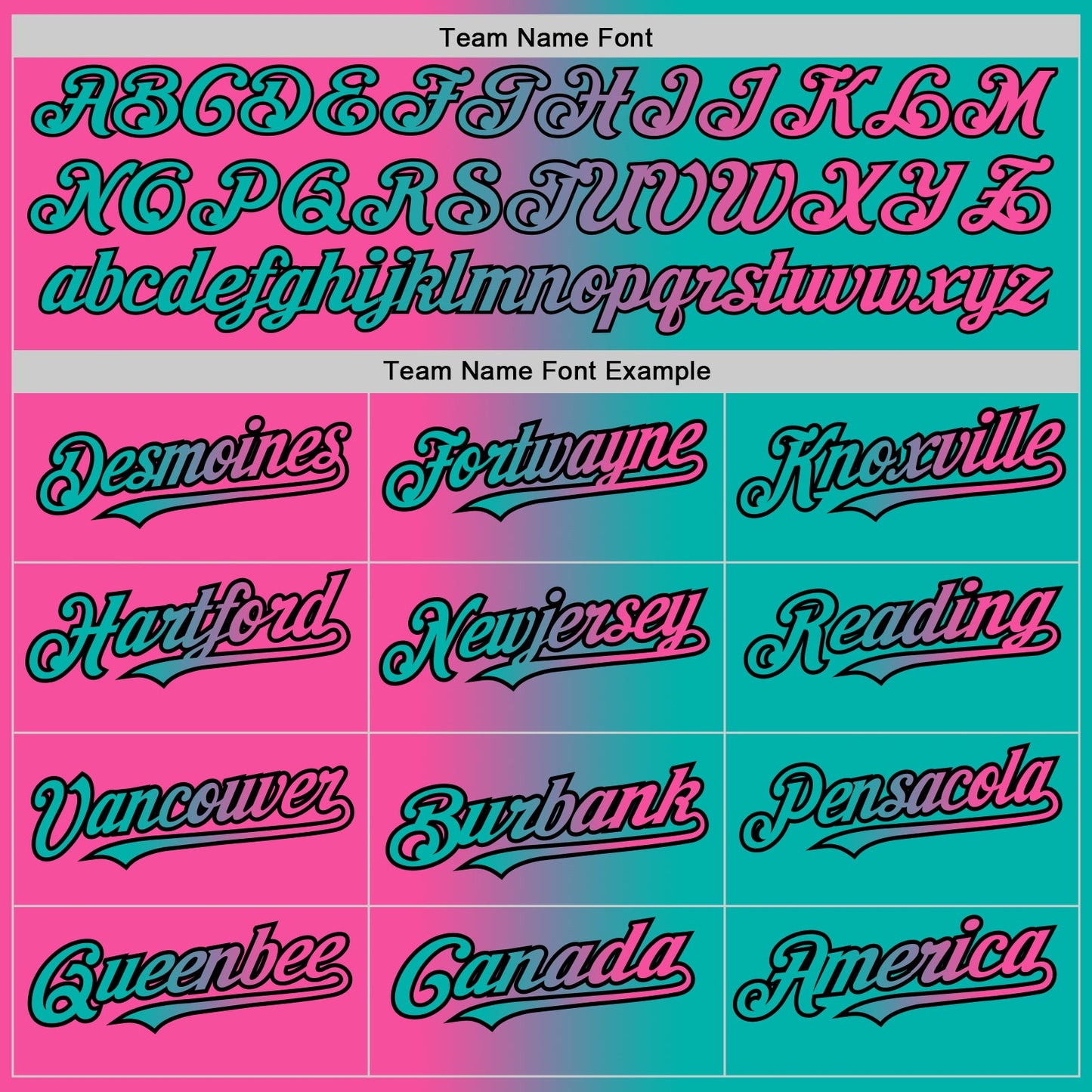 Custom Aqua Pink-Black Authentic Gradient Fashion Baseball Jersey - Sky-Custom