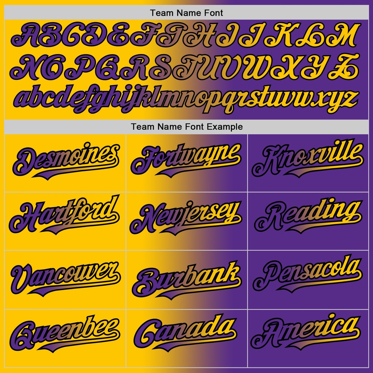 Custom Purple Yellow-Black Authentic Gradient Fashion Baseball Jersey - Sky-Custom