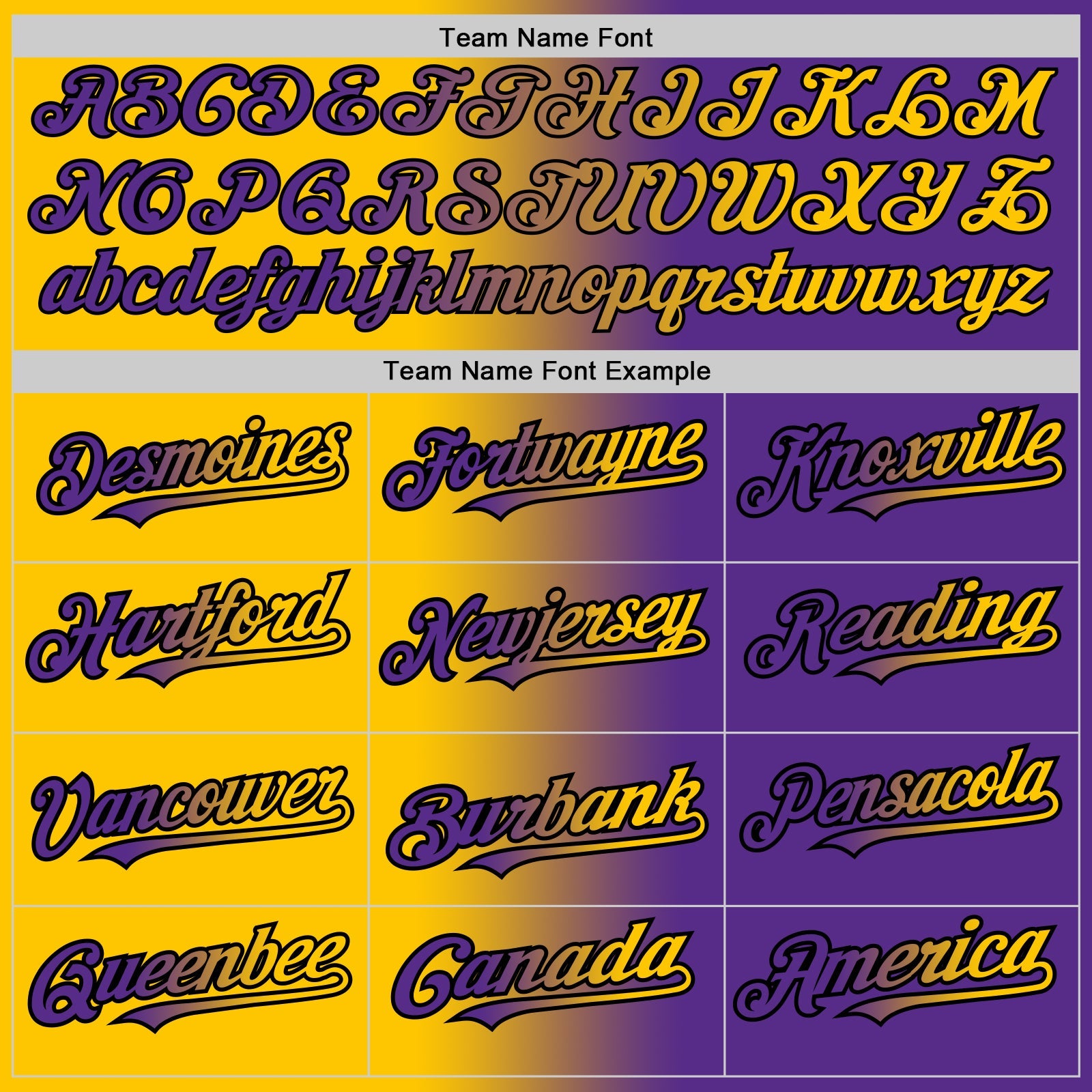 Custom Purple Yellow-Black Authentic Gradient Fashion Baseball Jersey - Sky-Custom