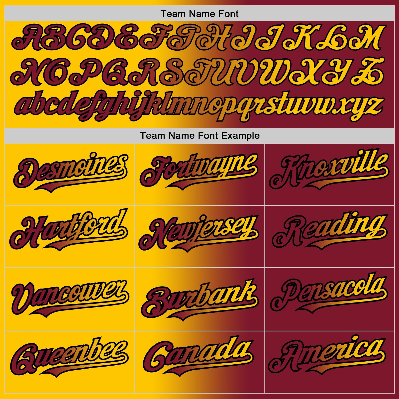 Custom Crimson Yellow-Black Authentic Gradient Fashion Baseball Jersey - Sky-Custom