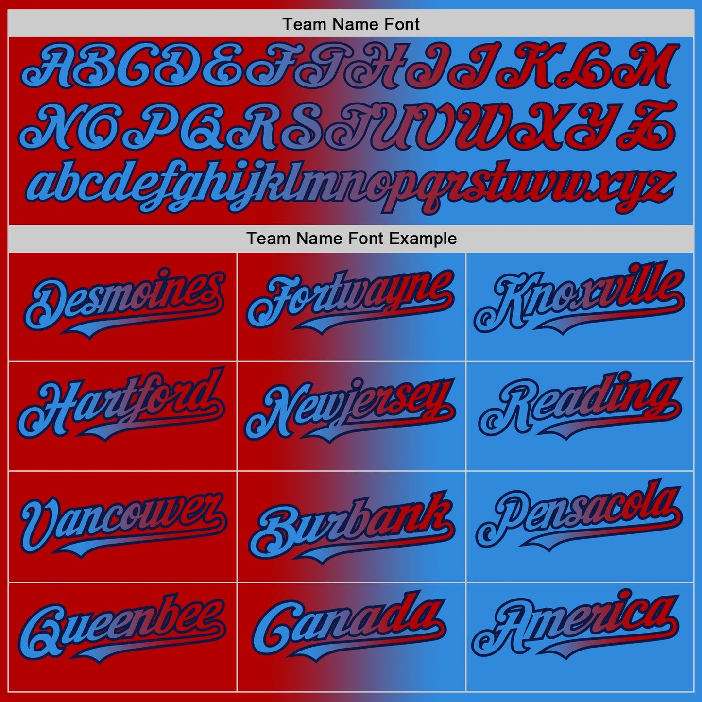 Custom Electric Blue Red-Navy Authentic Gradient Fashion Baseball Jersey - Sky-Custom