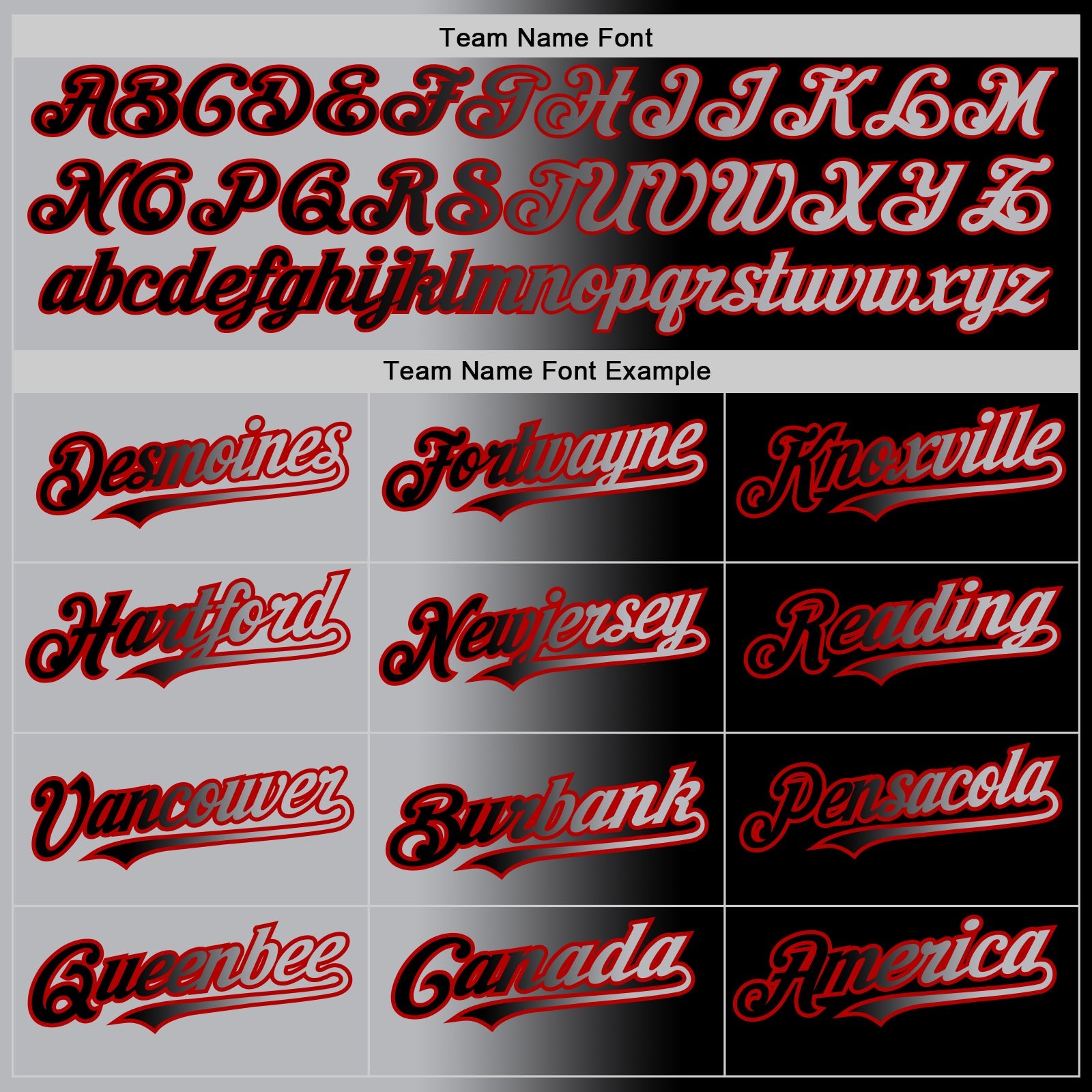 Custom Black Gray-Red Authentic Gradient Fashion Baseball Jersey - Sky-Custom