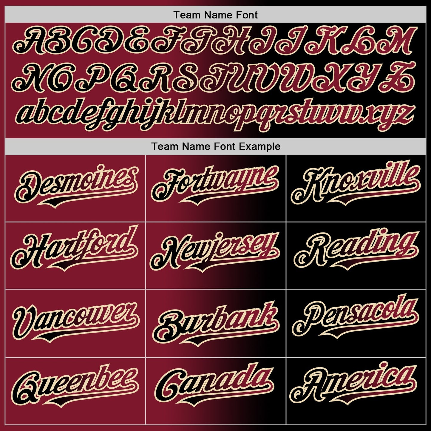 Custom Black Crimson-City Cream Authentic Gradient Fashion Baseball Jersey - Sky-Custom