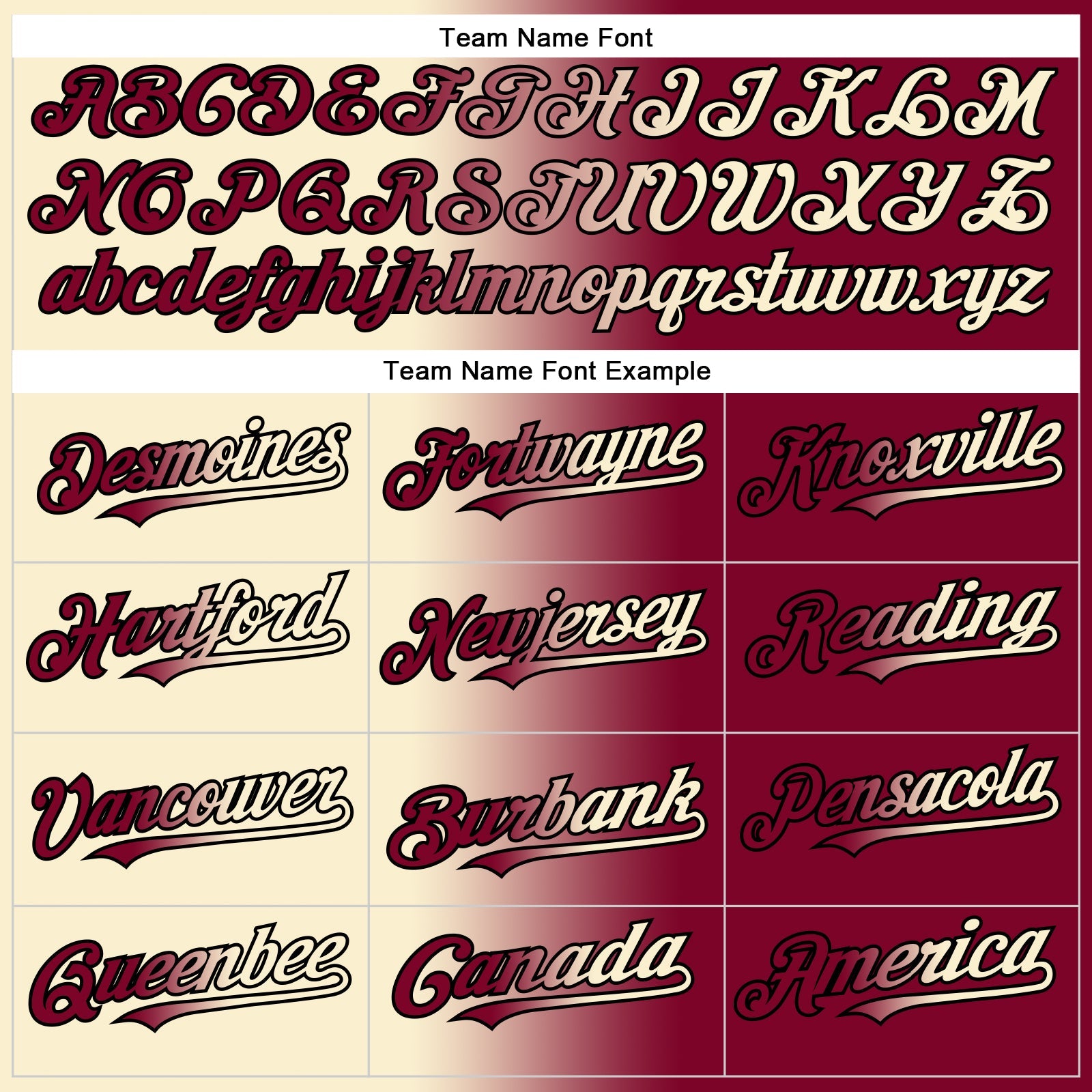 Custom Maroon Cream-Black Authentic Gradient Fashion Baseball Jersey - Sky-Custom