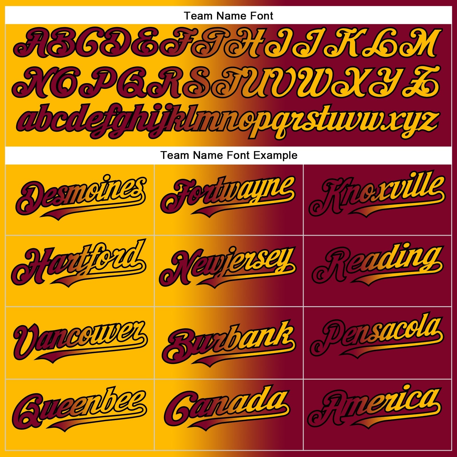 Custom Maroon Gold-Black Authentic Gradient Fashion Baseball Jersey - Sky-Custom