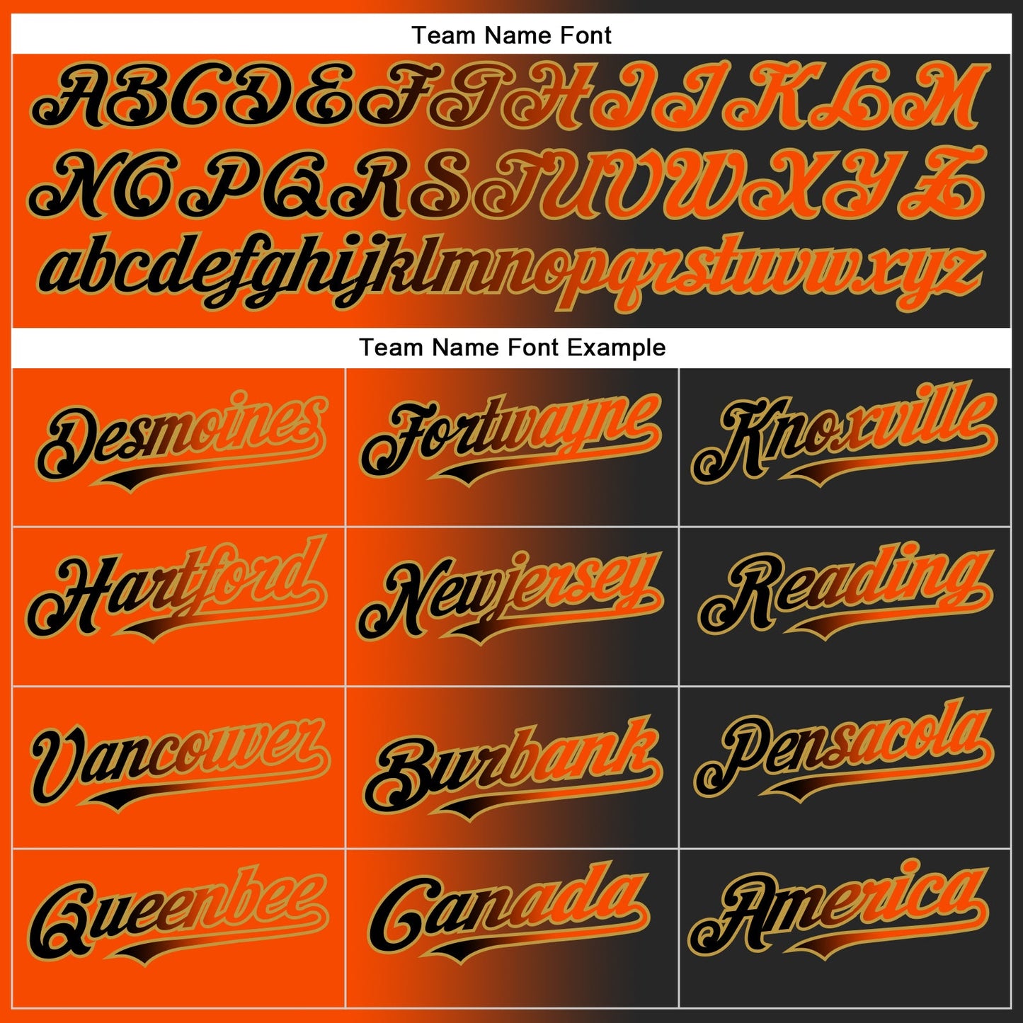 Custom Black Orange-Old Gold Authentic Gradient Fashion Baseball Jersey - Sky-Custom