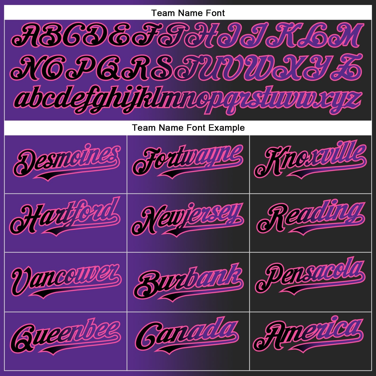 Custom Black Purple-Pink Authentic Gradient Fashion Baseball Jersey - Sky-Custom