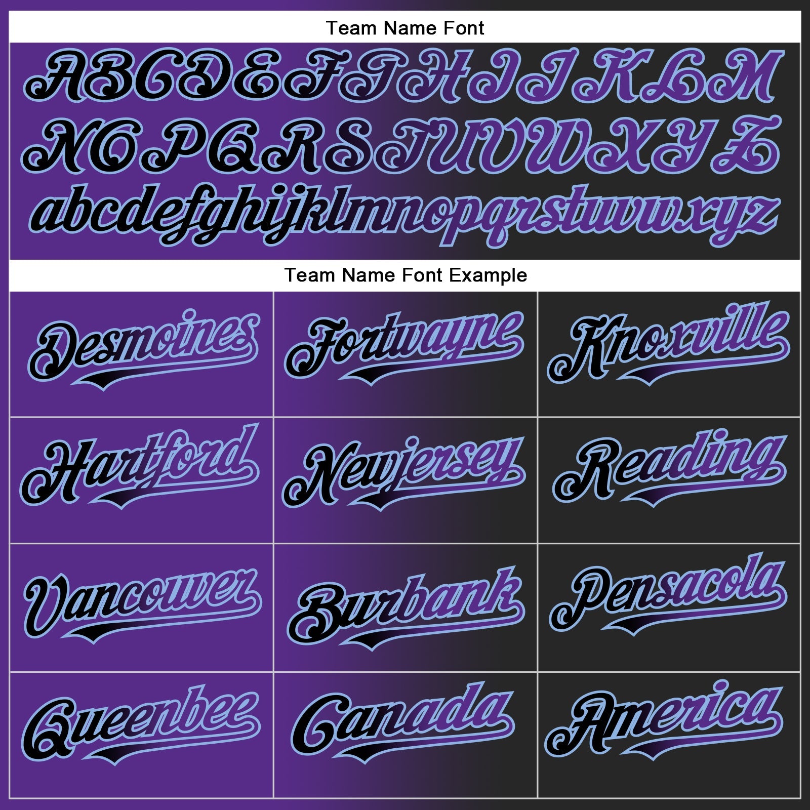 Custom Black Purple-Light Blue Authentic Gradient Fashion Baseball Jersey - Sky-Custom