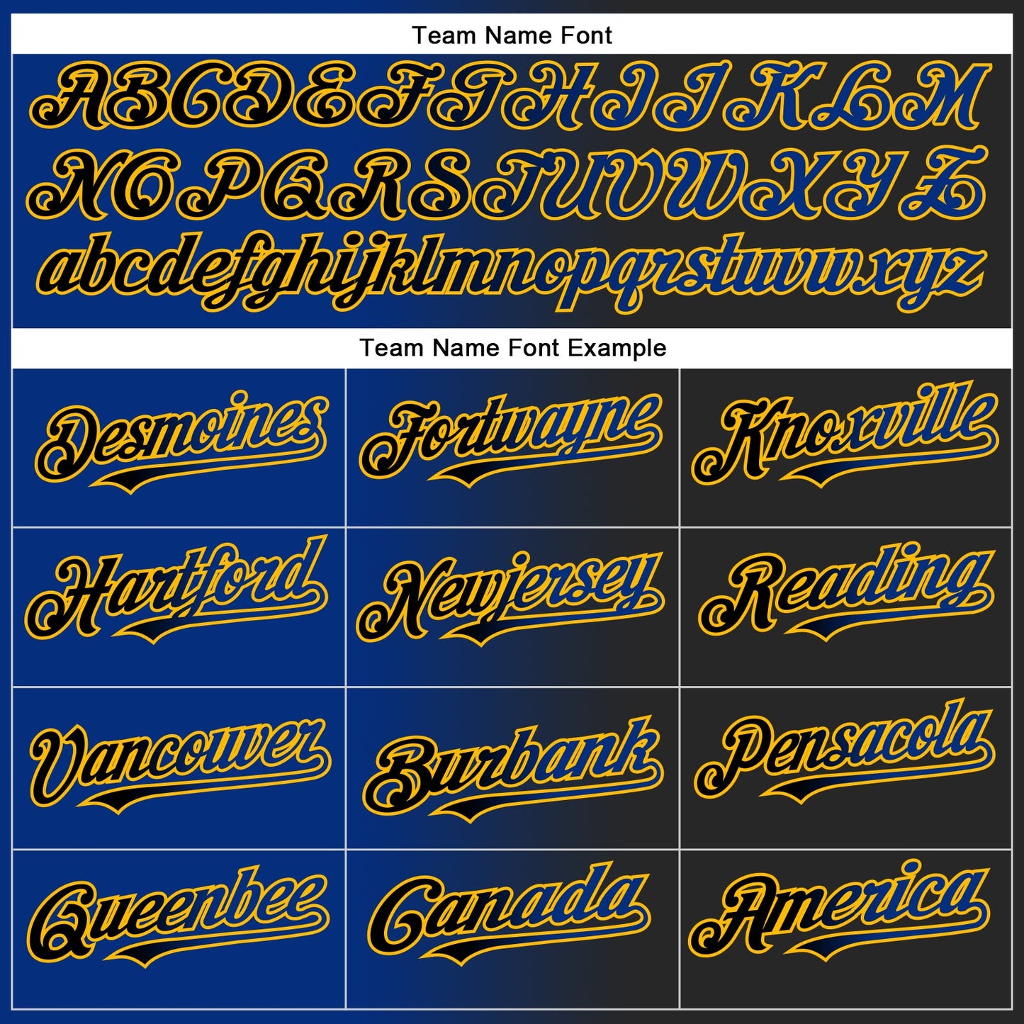 Custom Black Royal-Gold Authentic Gradient Fashion Baseball Jersey - Sky-Custom