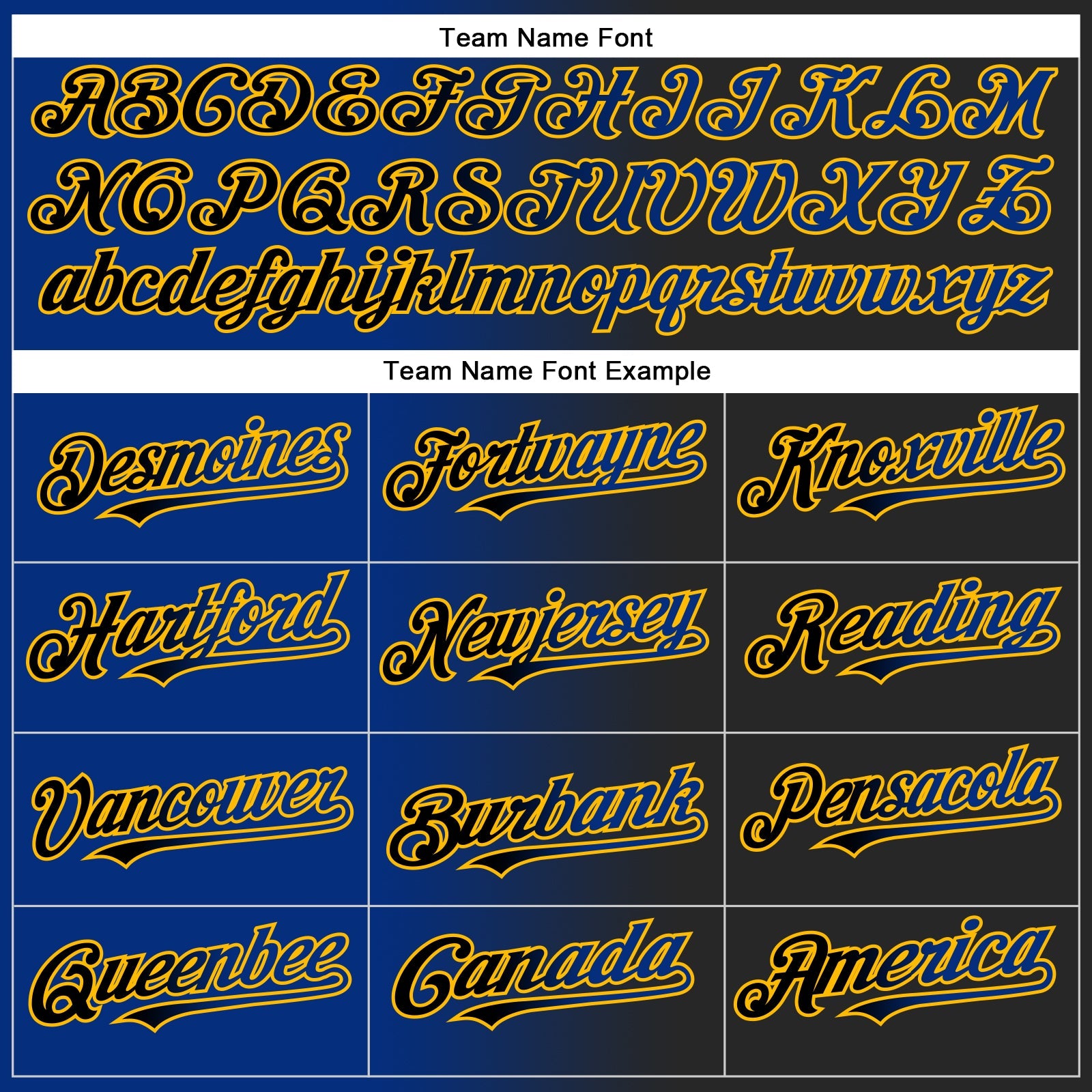 Custom Black Royal-Gold Authentic Gradient Fashion Baseball Jersey - Sky-Custom