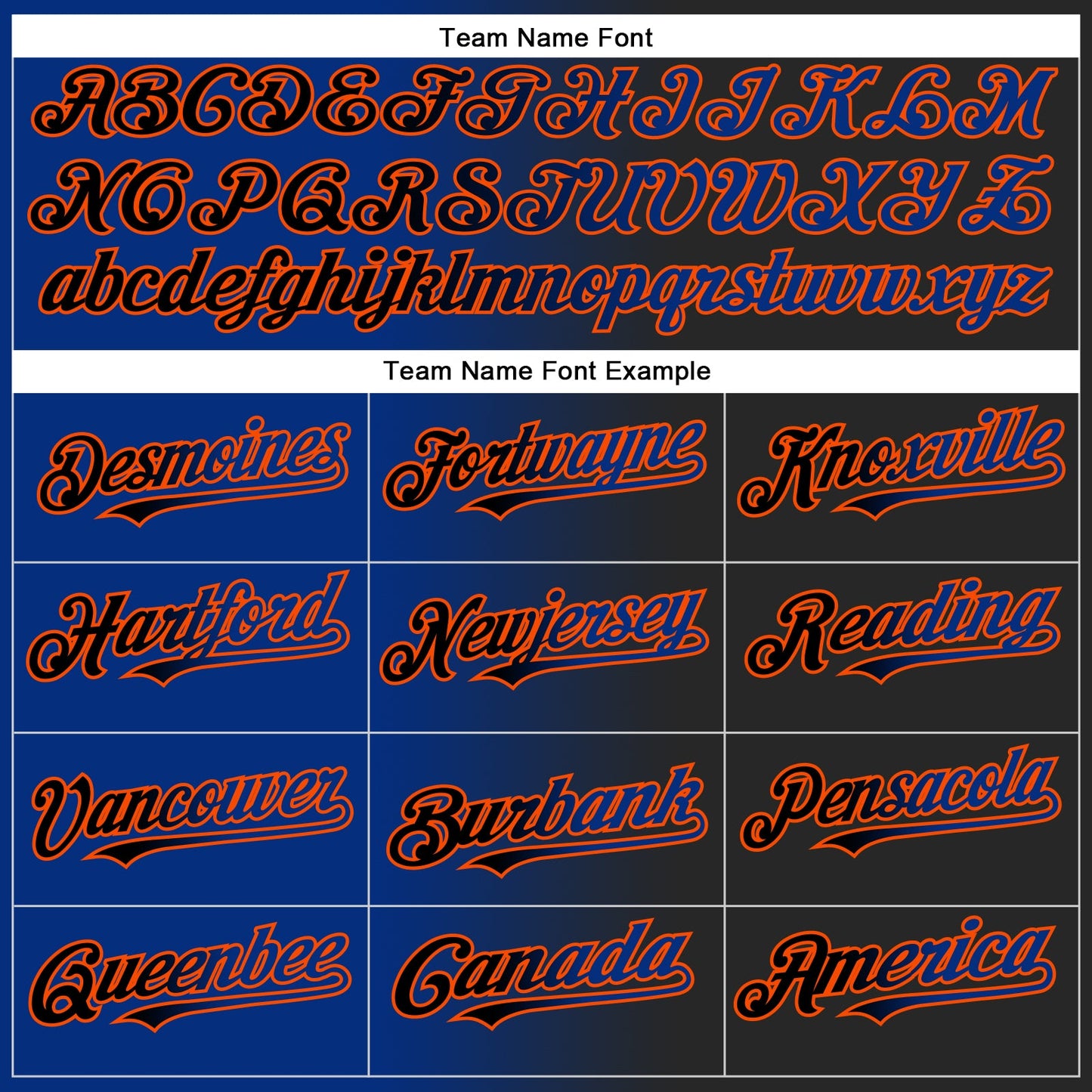 Custom Black Royal-Orange Authentic Gradient Fashion Baseball Jersey - Sky-Custom