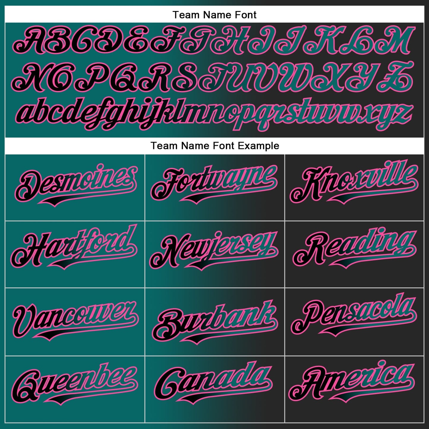 Custom Black Teal-Pink Authentic Gradient Fashion Baseball Jersey - Sky-Custom