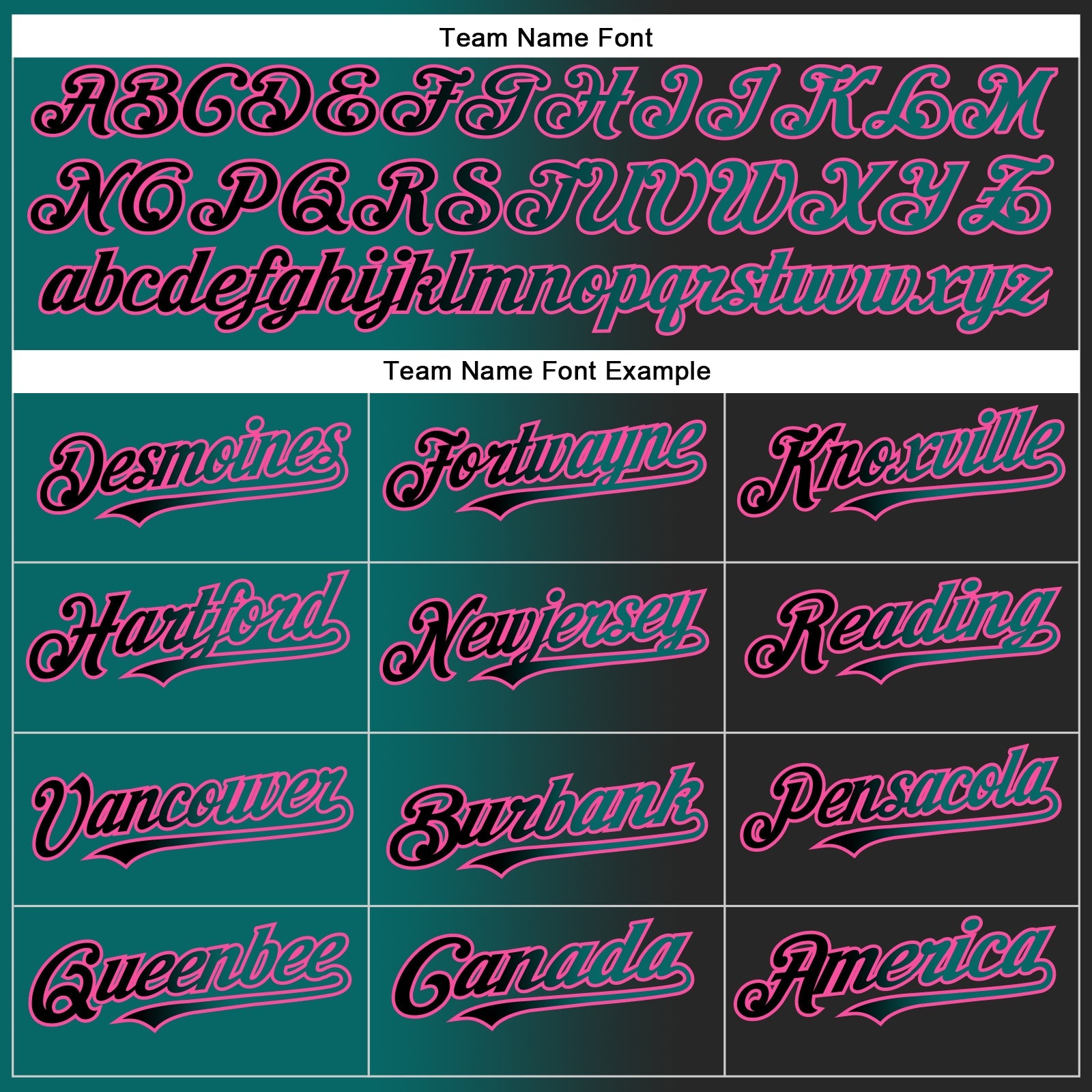 Custom Black Teal-Pink Authentic Gradient Fashion Baseball Jersey - Sky-Custom