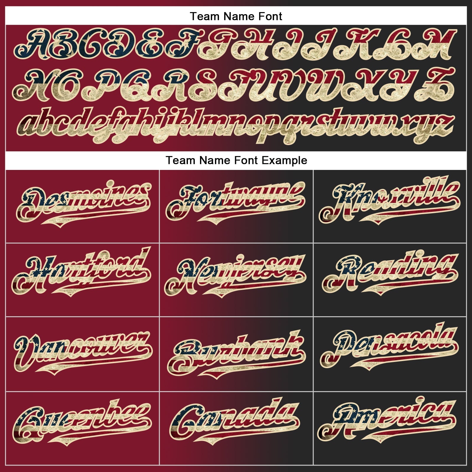 Custom Black Vintage USA Flag Crimson-City Cream Authentic Gradient Fashion Baseball Jersey - Sky-Custom