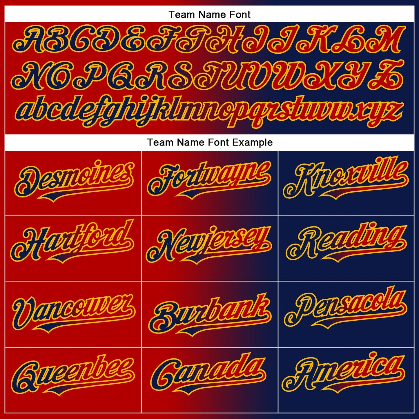 Custom Navy Red-Gold Authentic Gradient Fashion Baseball Jersey - Sky-Custom