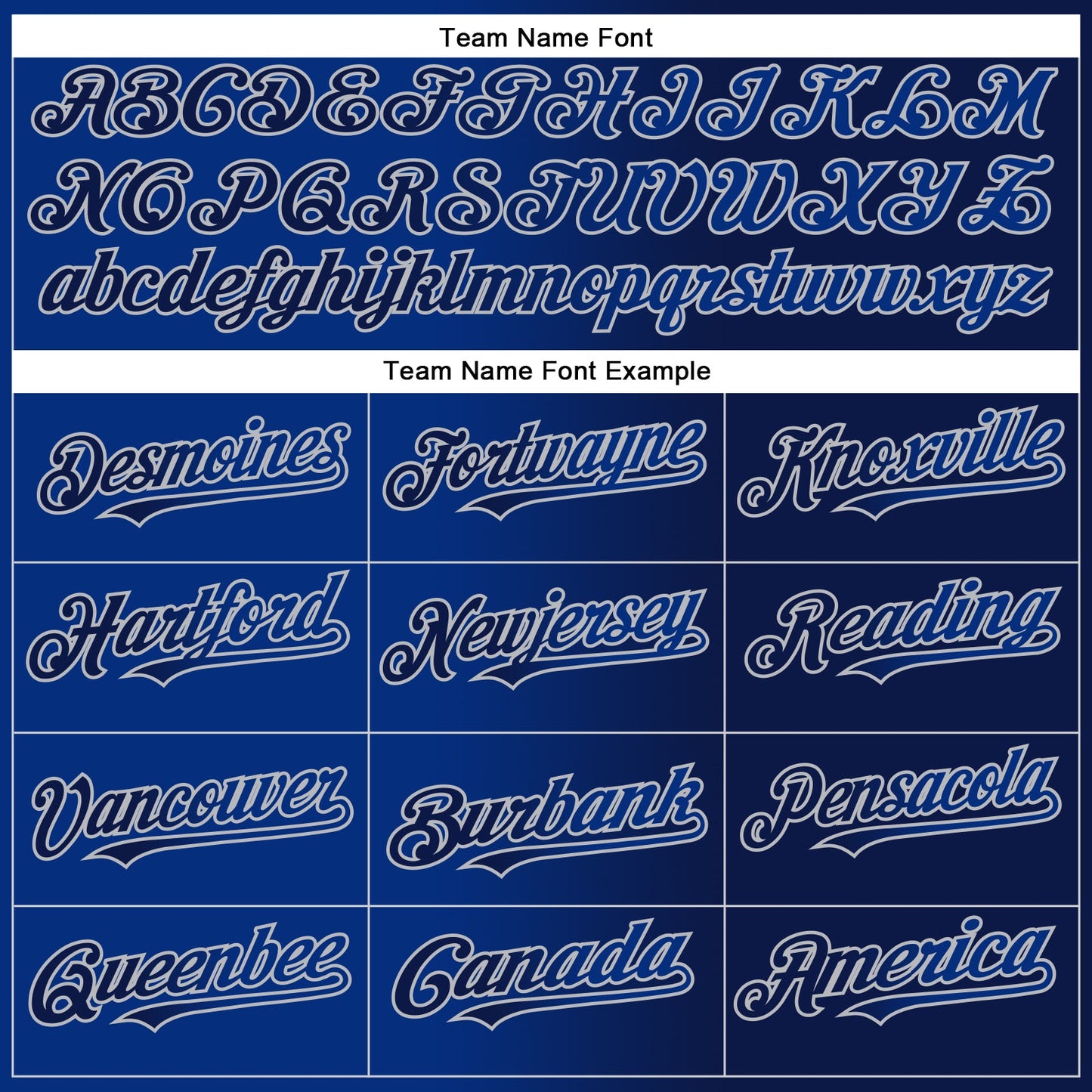 Custom Navy Royal-Gray Authentic Gradient Fashion Baseball Jersey - Sky-Custom