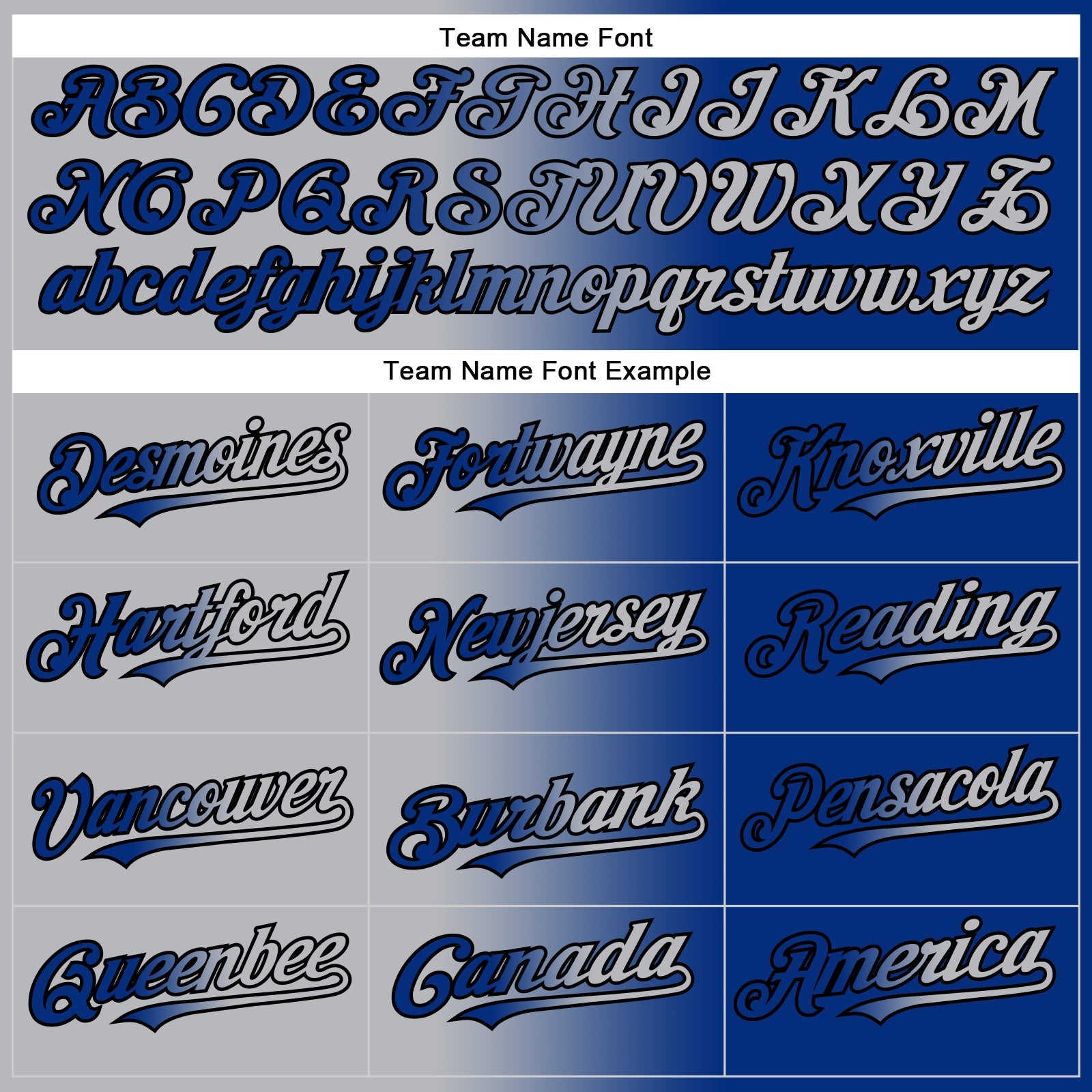 Custom Royal Gray-Black Authentic Gradient Fashion Baseball Jersey - Sky-Custom