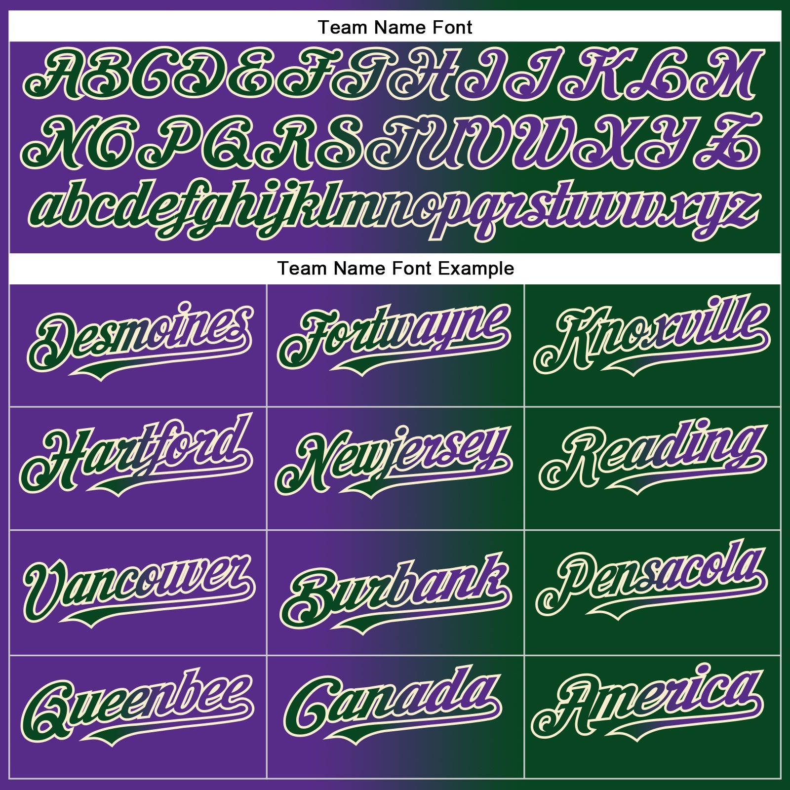 Custom Green Purple-Cream Authentic Gradient Fashion Baseball Jersey - Sky-Custom