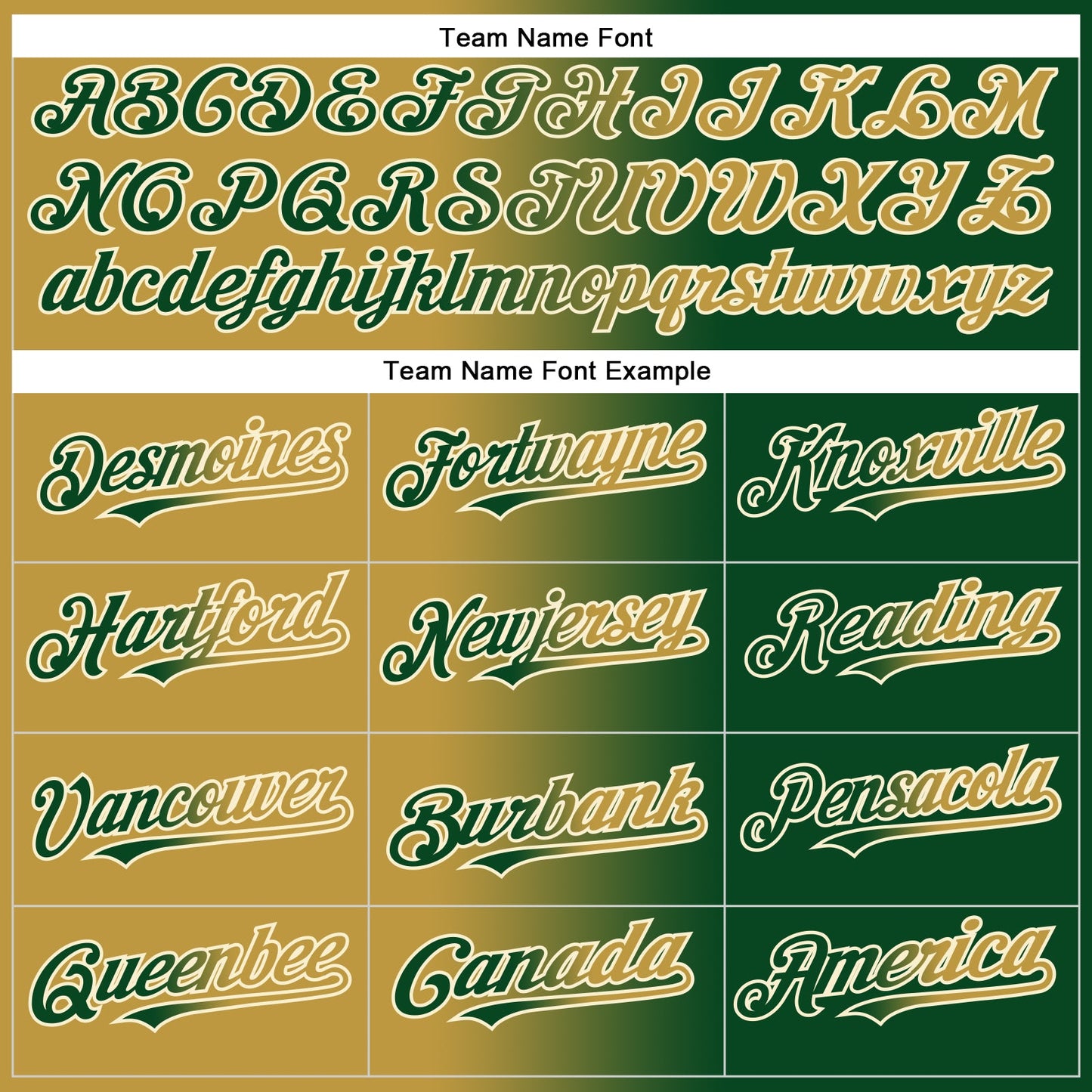 Custom Green Old Gold-Cream Authentic Gradient Fashion Baseball Jersey - Sky-Custom