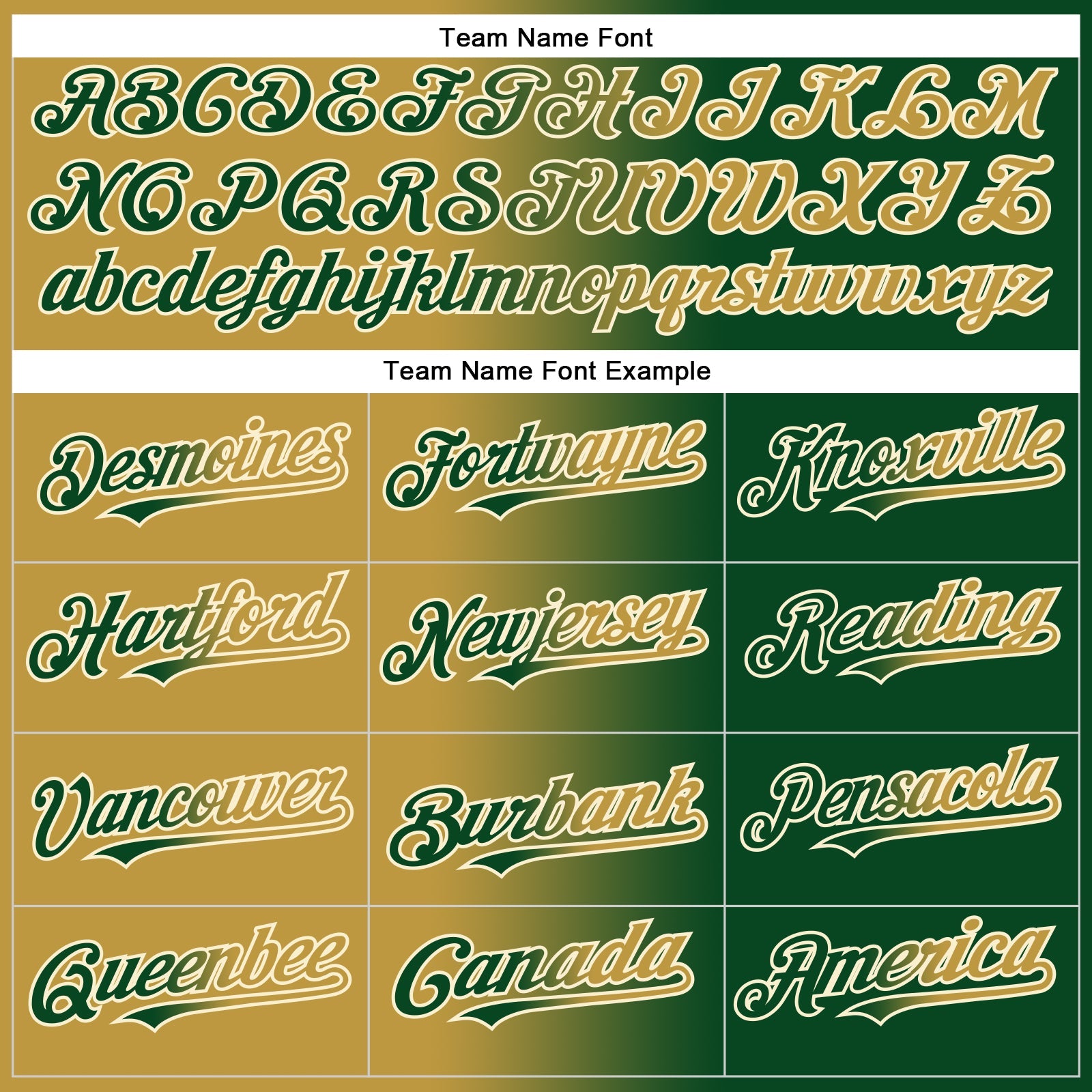 Custom Green Old Gold-Cream Authentic Gradient Fashion Baseball Jersey - Sky-Custom
